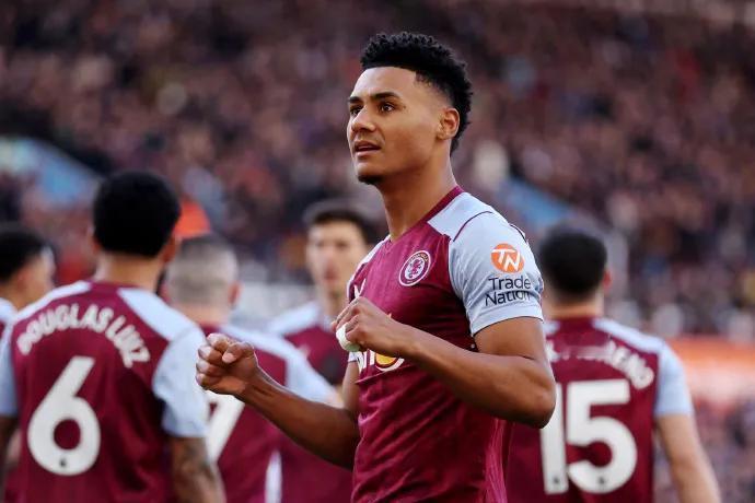 英超射手榜之争，抛开点球，其实维拉射手沃特金斯的进球数已经超过了哈兰德！
沃特金