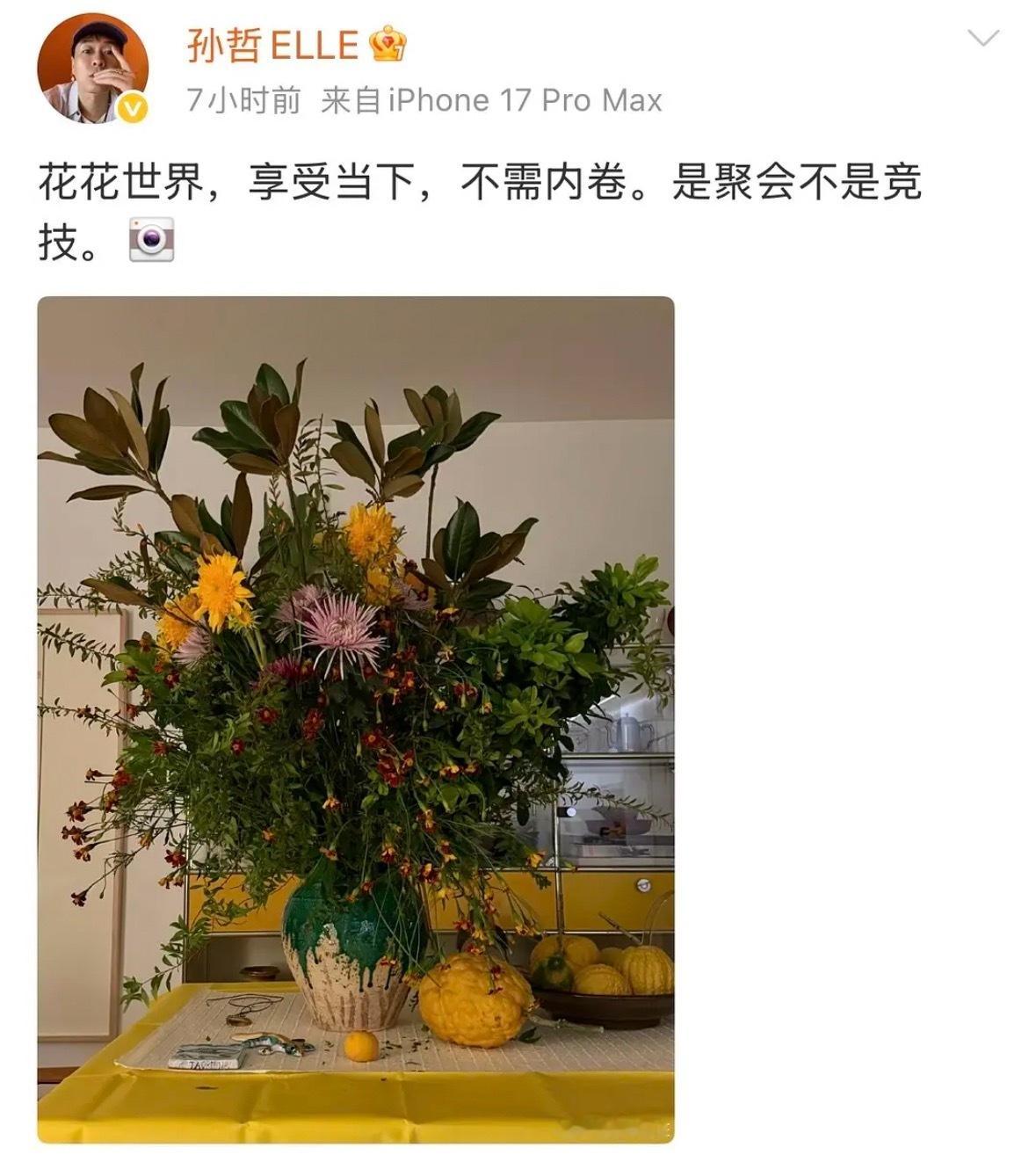时尚圈内部开始倒油孙哲你28号的EllE办的不好，刘冲也能嘲讽你了[允悲] ​​