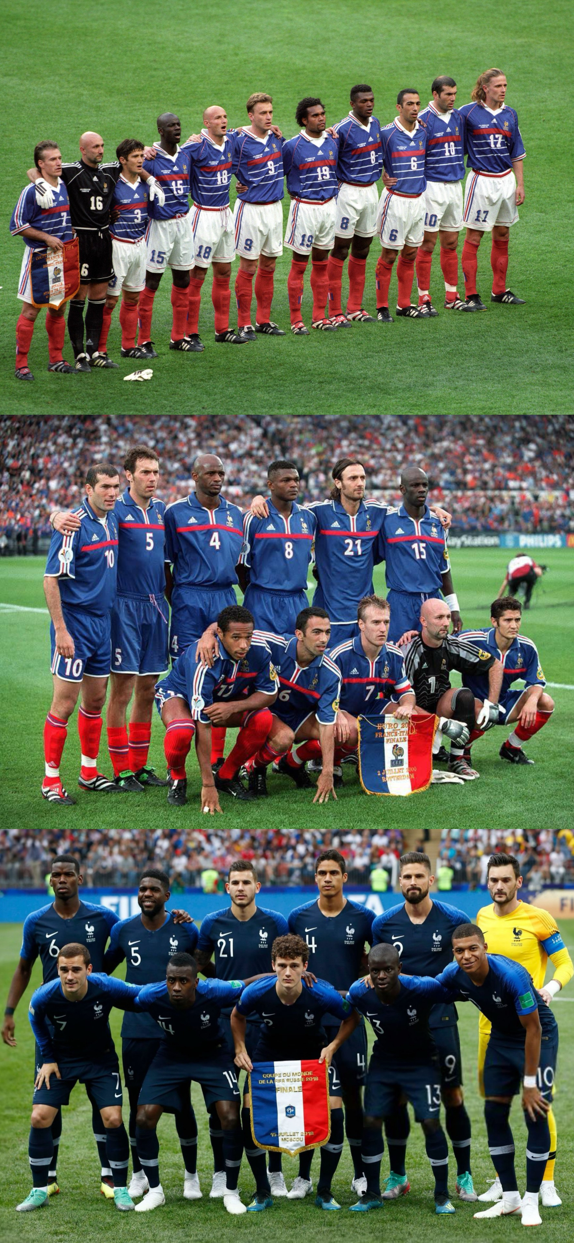 哪支法国队最强？🇫🇷🏆dear football世界杯