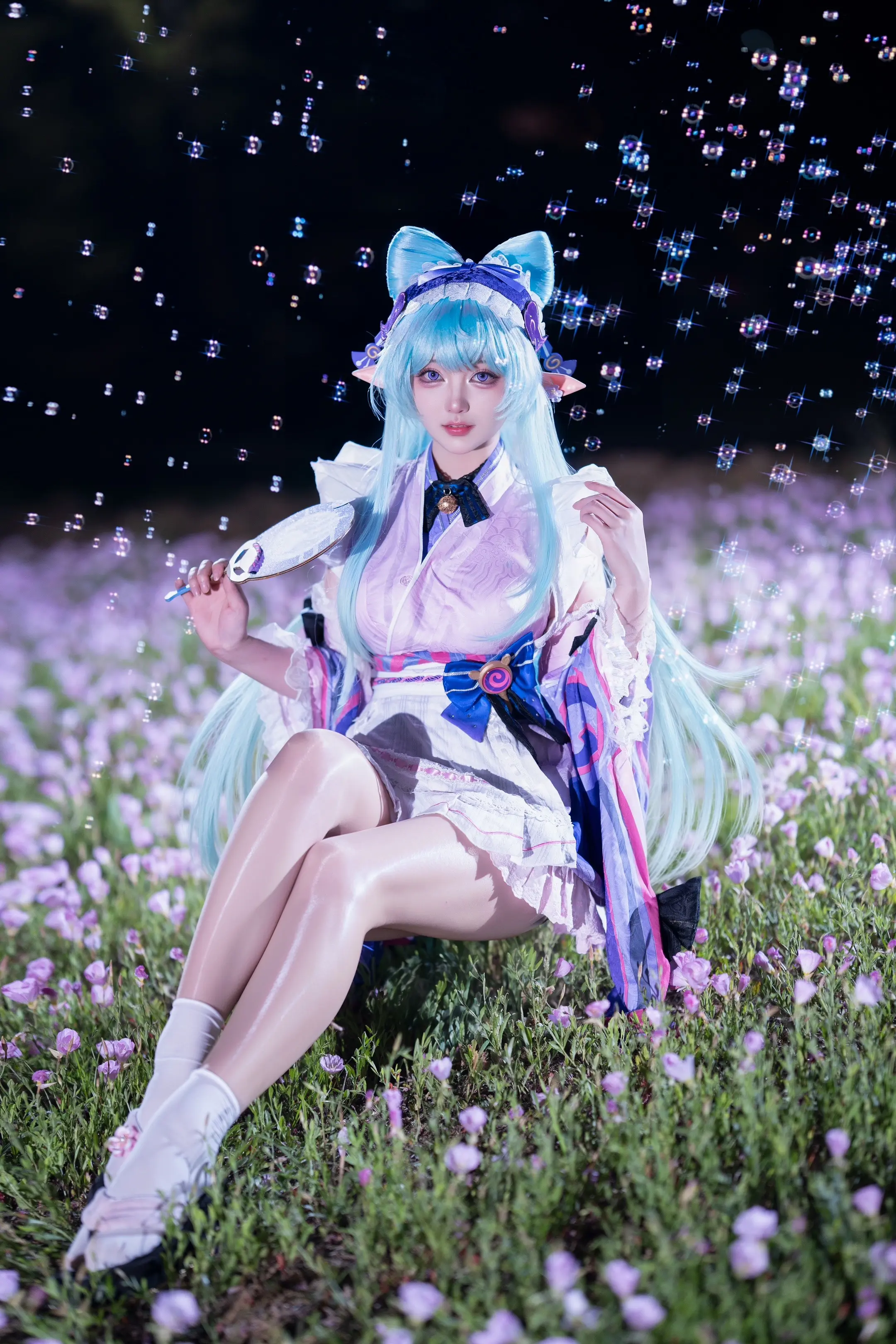 做美梦了吗。