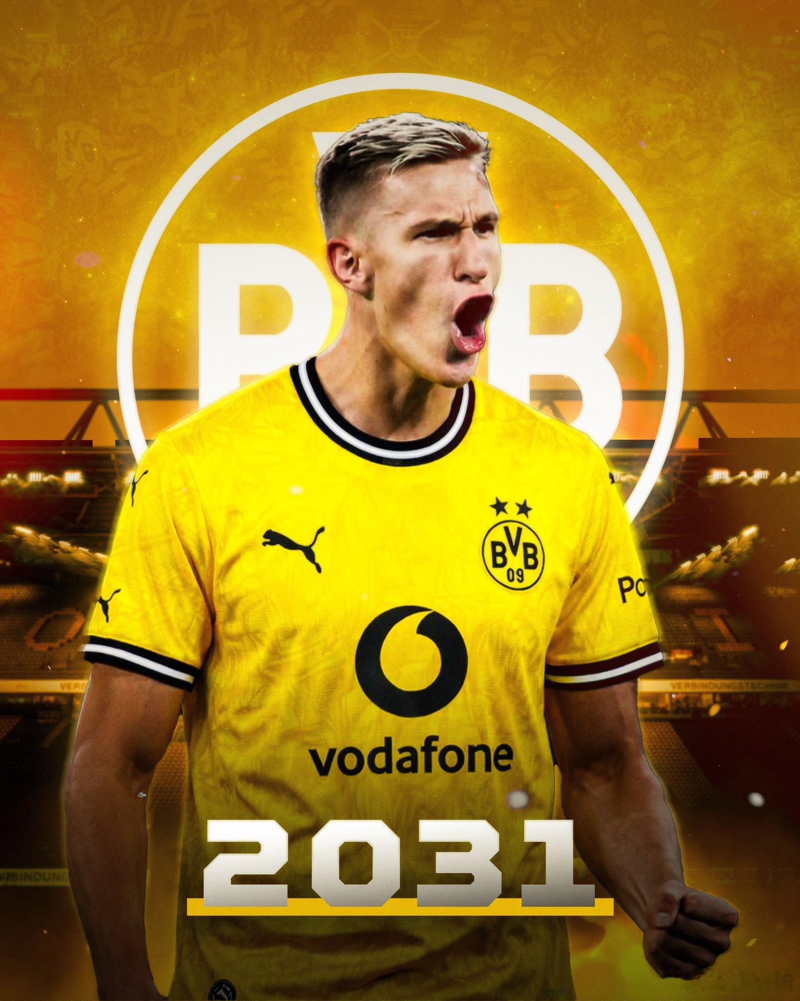 突发：尼科-施洛特贝克已将合同延长至2031年。公告即将发布！另外将有一个500