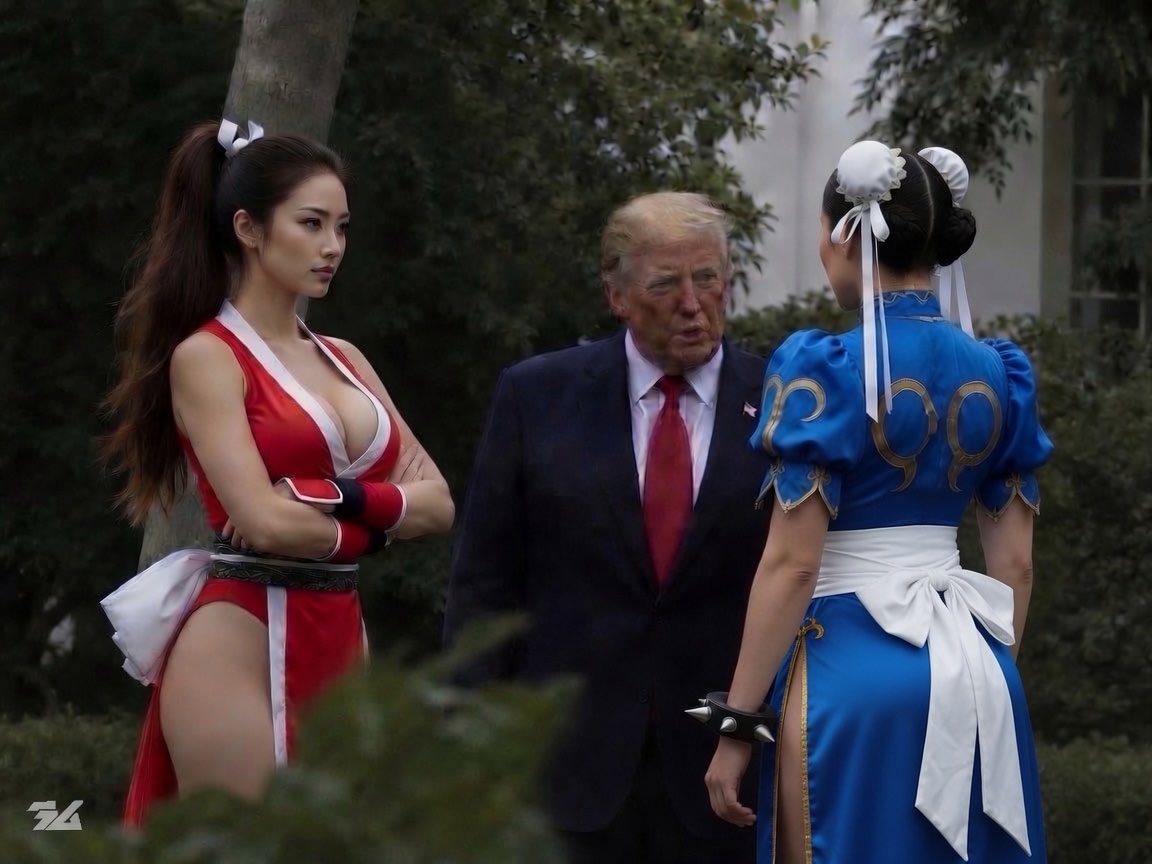 《特朗普会见蜥蜴人》又有奇怪的新版本问世了……