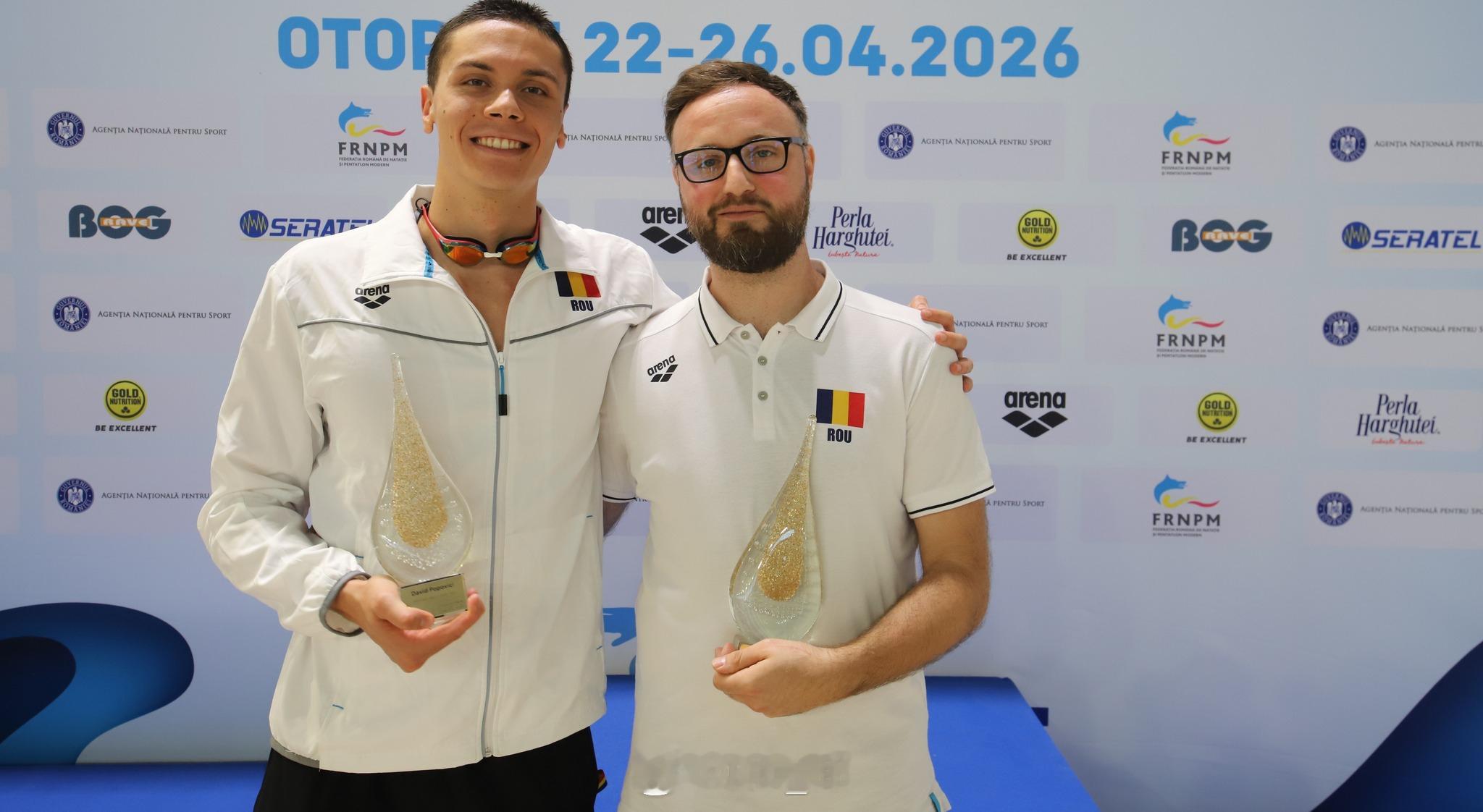 罗马尼亚游泳锦标赛 昨天下午在比赛现场对去年年度最佳选手进行表彰波波维奇获得20