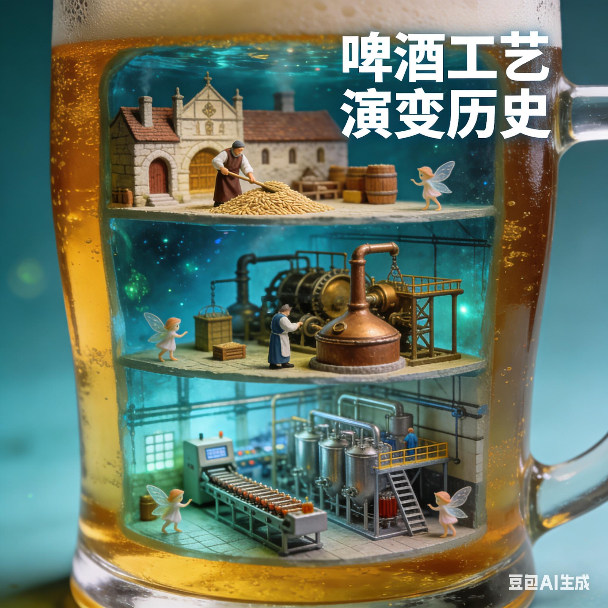 行业公司研究顶级股权企业家 啤酒工艺演变历史啤酒工艺从原始自然发酵，历经修道院标