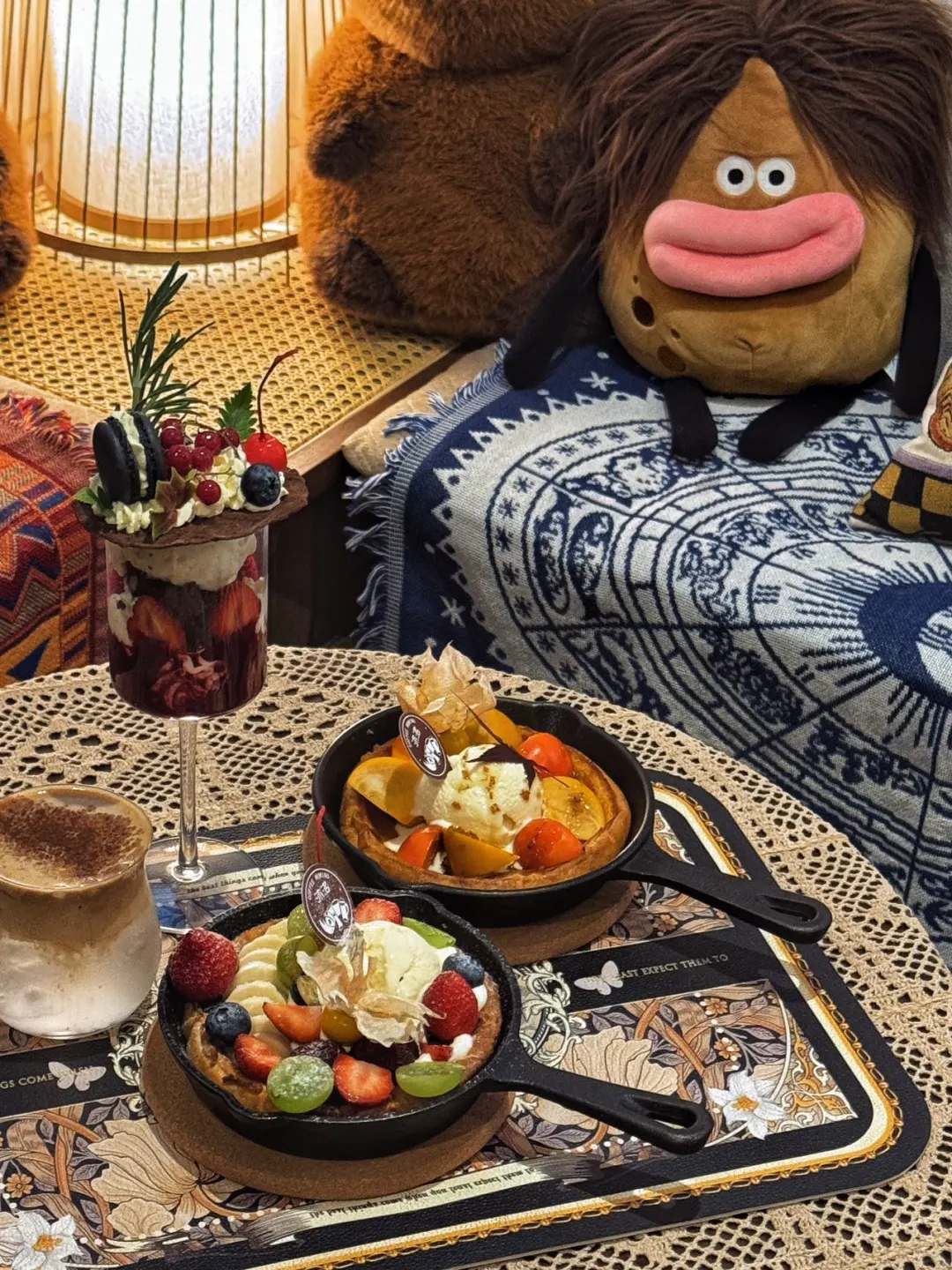 天津滨江道！！！初秋的漂亮松饼吃到了…