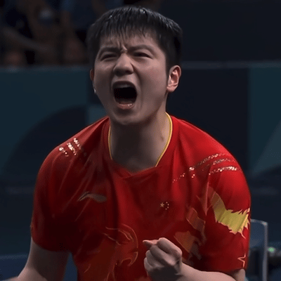 樊振东：上次做得不标准，我再做一次[努力]#樊振东双杀莫雷加德##全民聊奥运# 