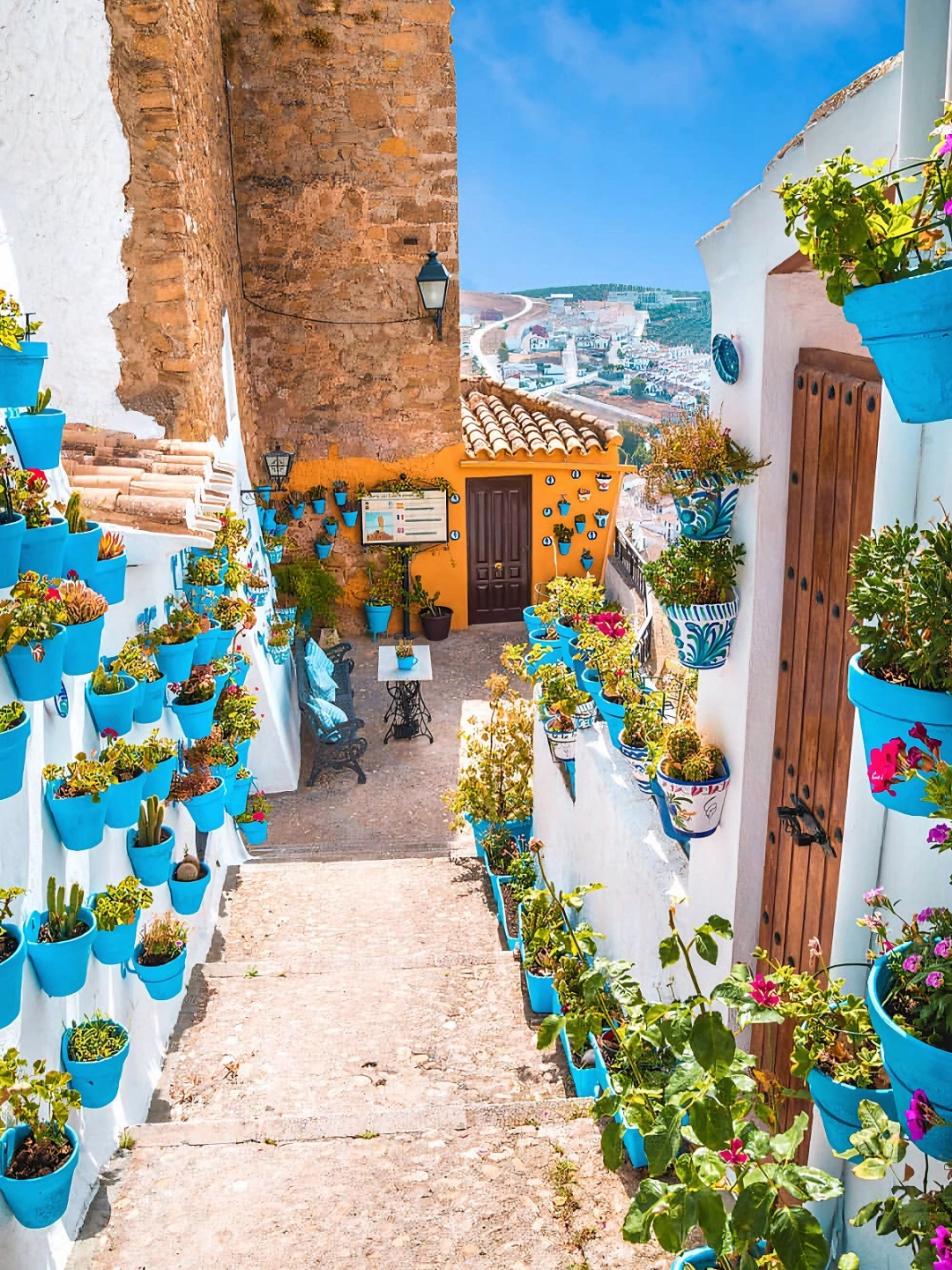 西班牙💐3个开满鲜花的绝美小镇 度假好去处