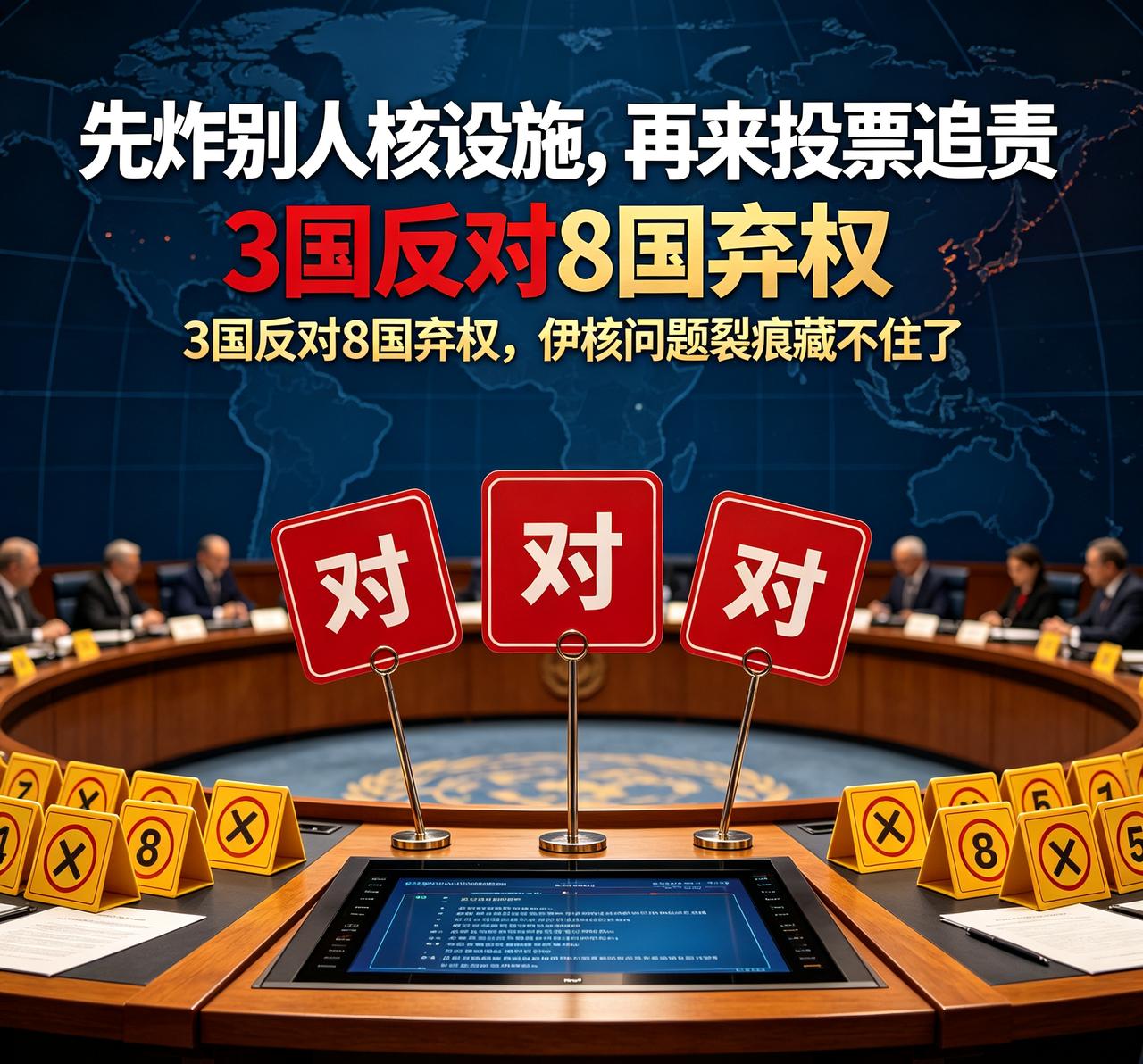 3国反对8国弃权！原子能机构投票，撕开伊核问题的真实裂痕
 
国际原子能机构理事