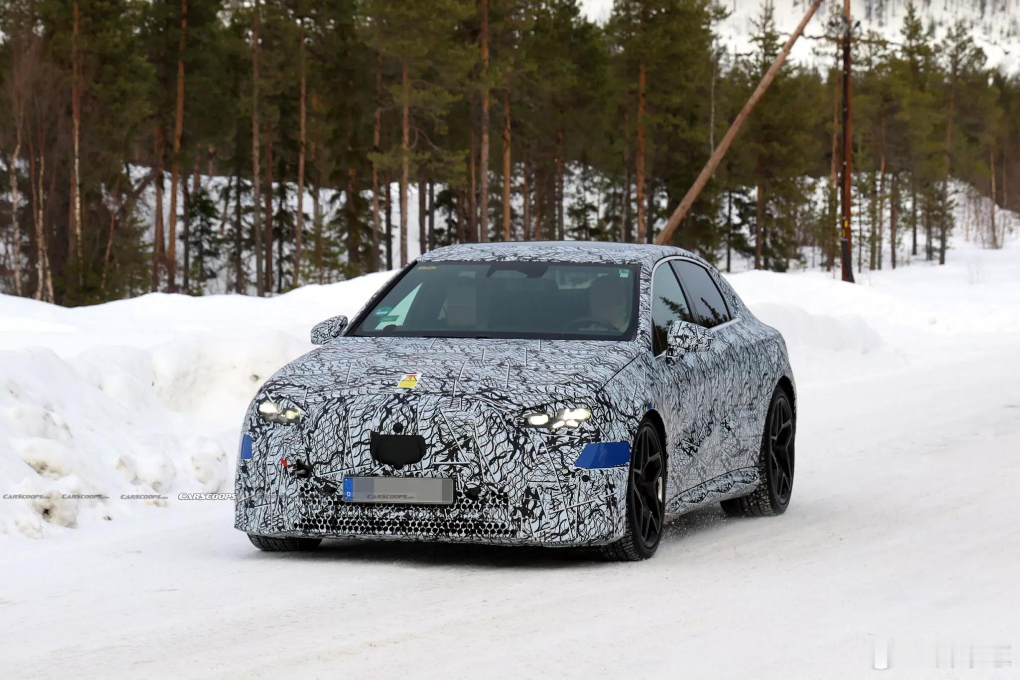 名车志新闻 【梅赛德斯-AMG正全力推进其首款纯电C级性能车的研发】新车采用溜背