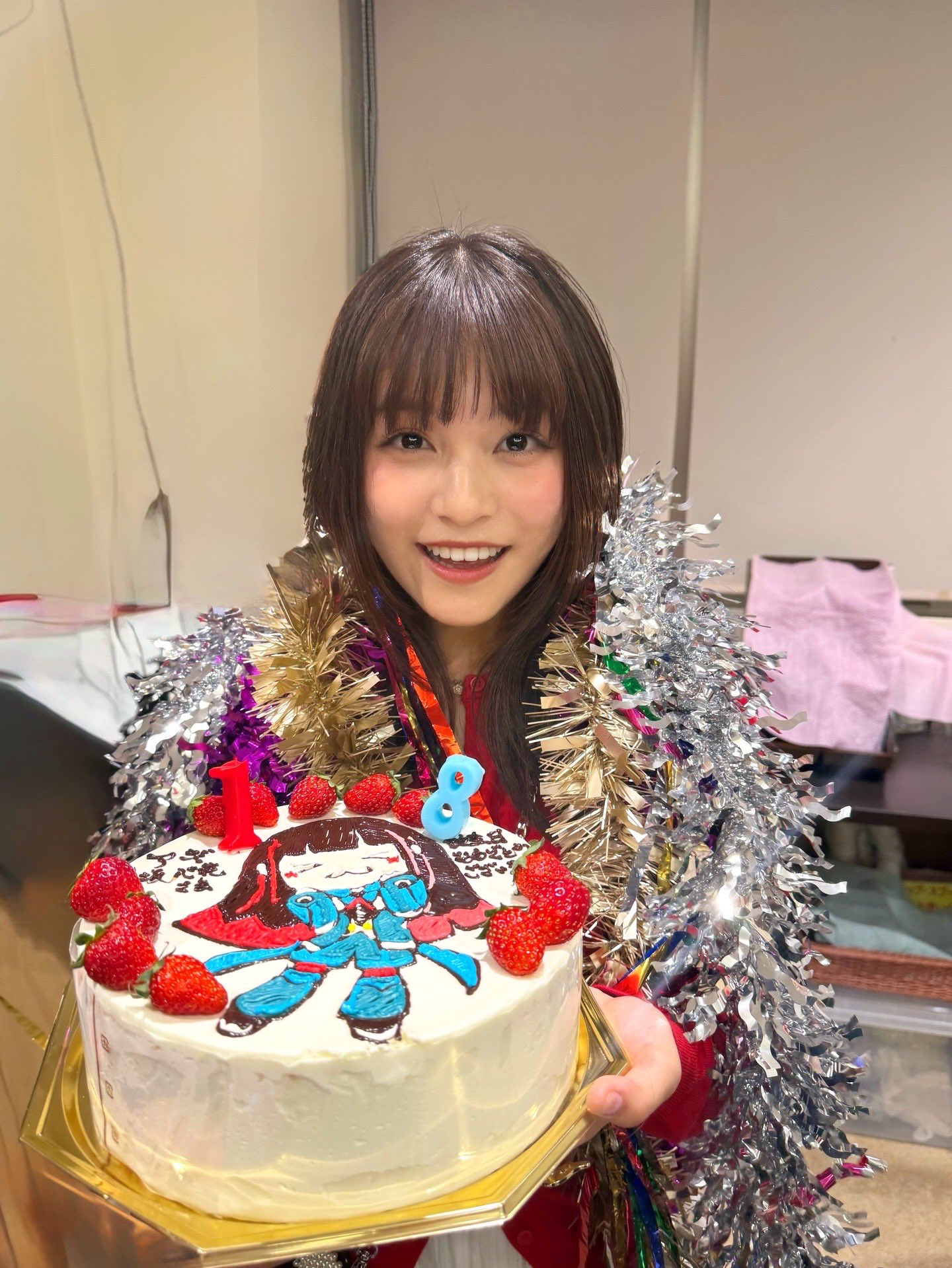 有坂心花（18歳になりました！！！18歳という節目の日を、大好きなギャバンチーム