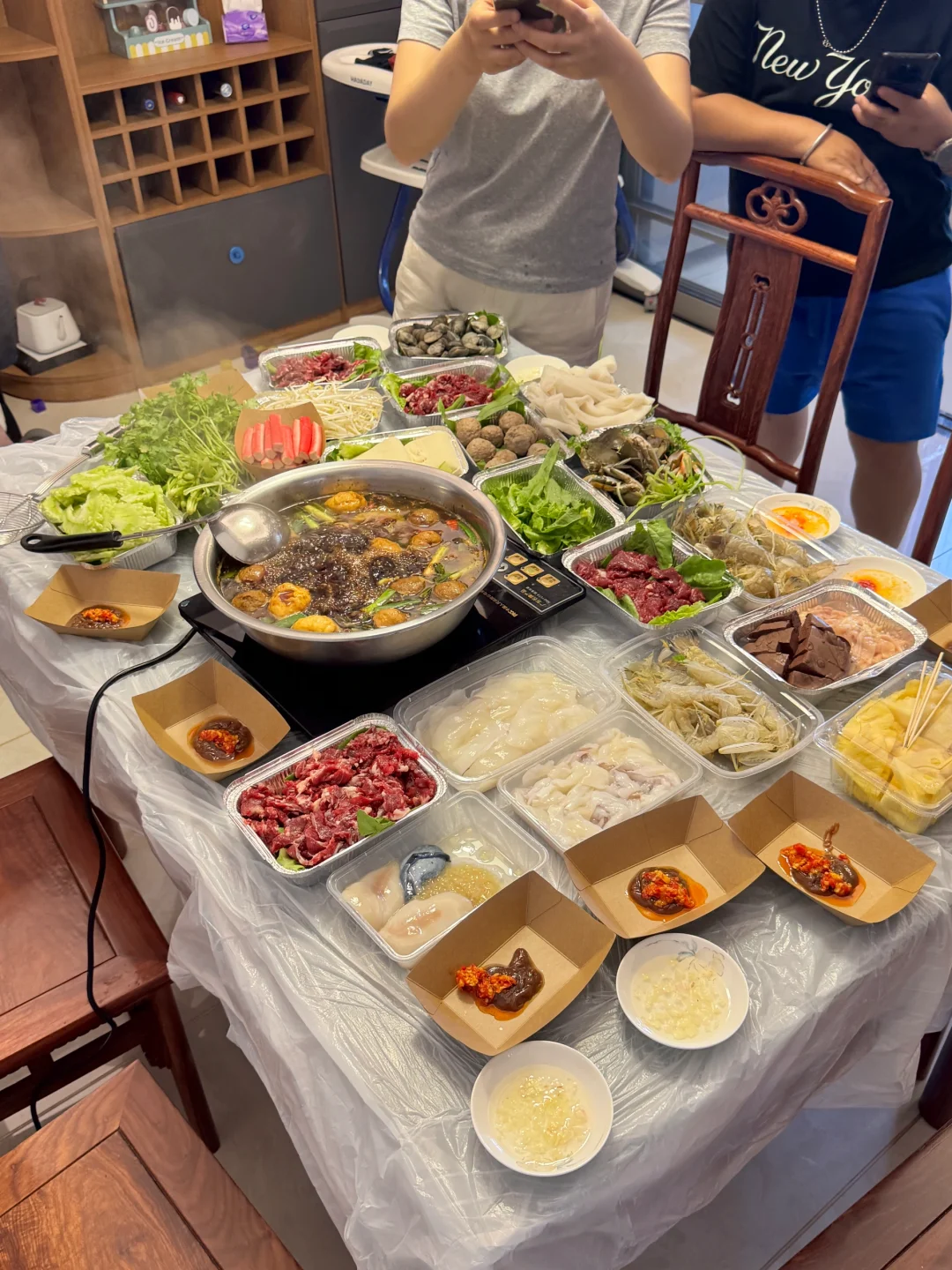 家里吃饭