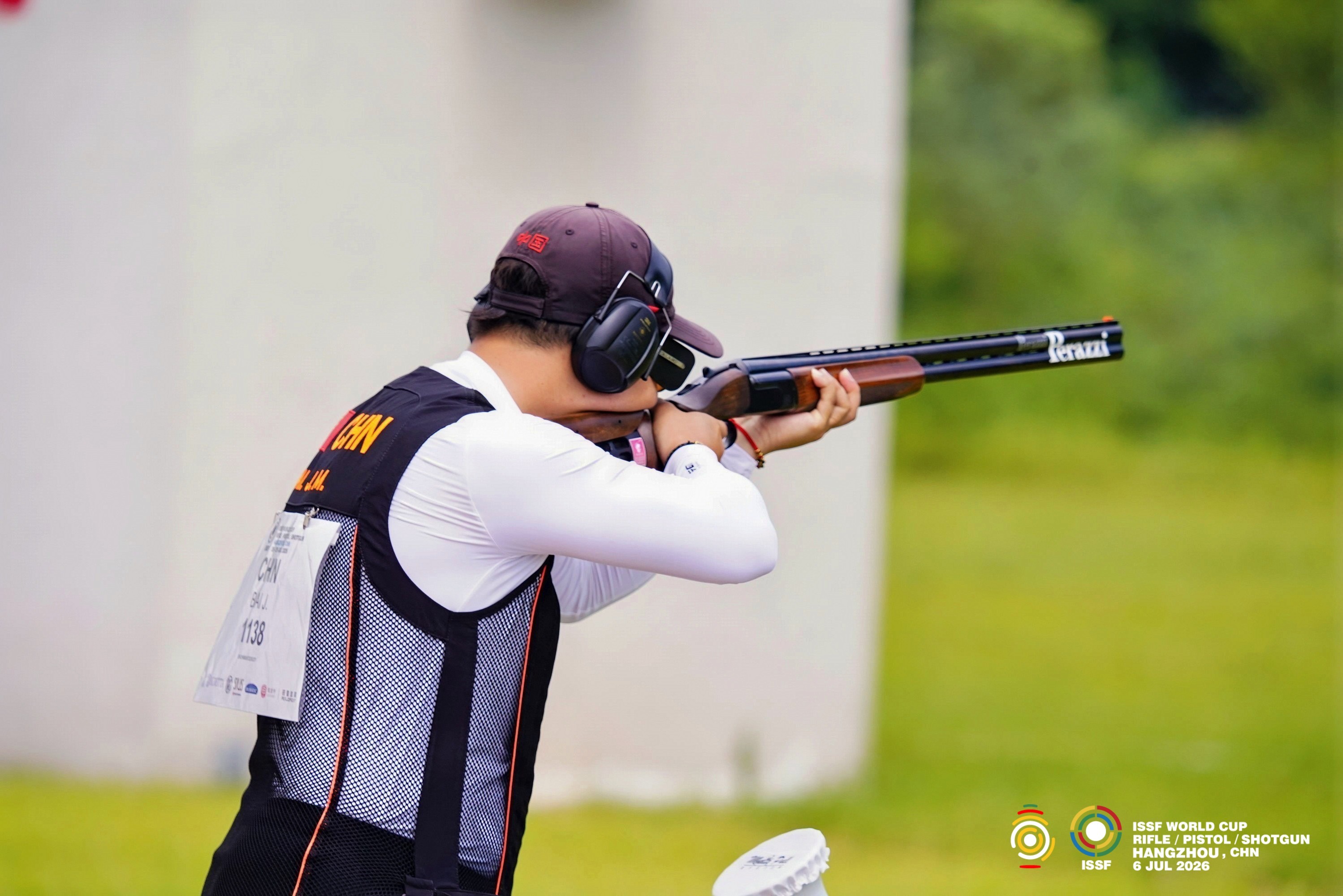 2026射击全项目世界杯中国站（杭州）男子多向飞碟资格赛第二日官方图片白俊铭20