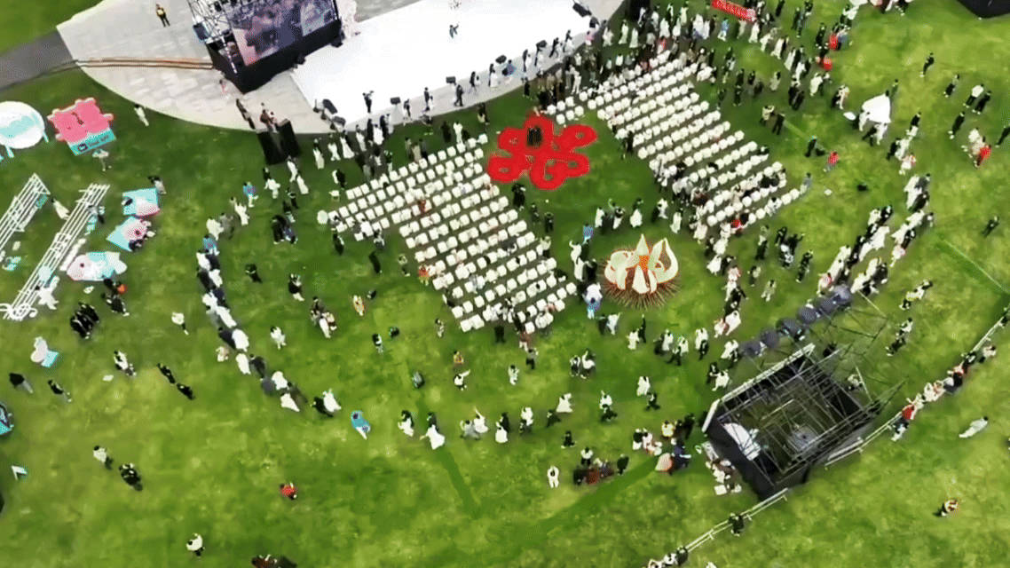 上海浦东举办集体婚礼 浦东这场集体婚礼太好磕了！“山盟海誓 爱在浦东”，100对