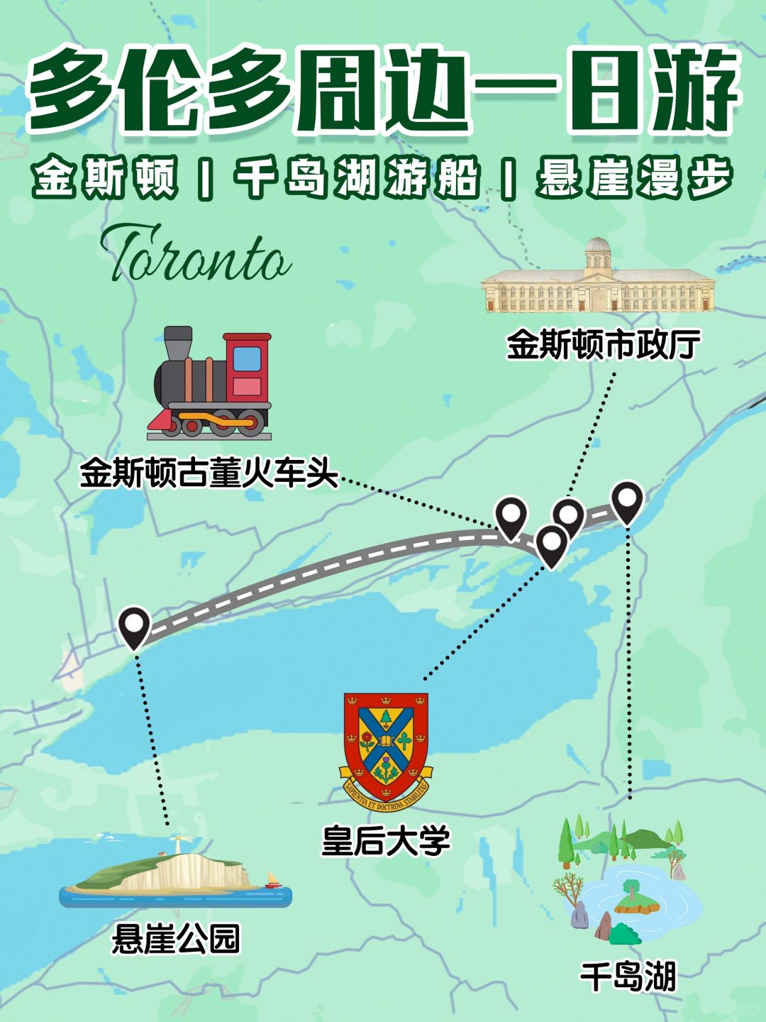 多伦多周边游｜必游小众一日路线🚗赏千岛湖