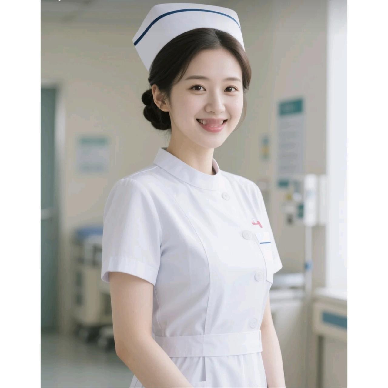 谁能想到呢？
一个原本在医院当护士的姑娘，
就因为长得太漂亮，
突然就跨界成了演