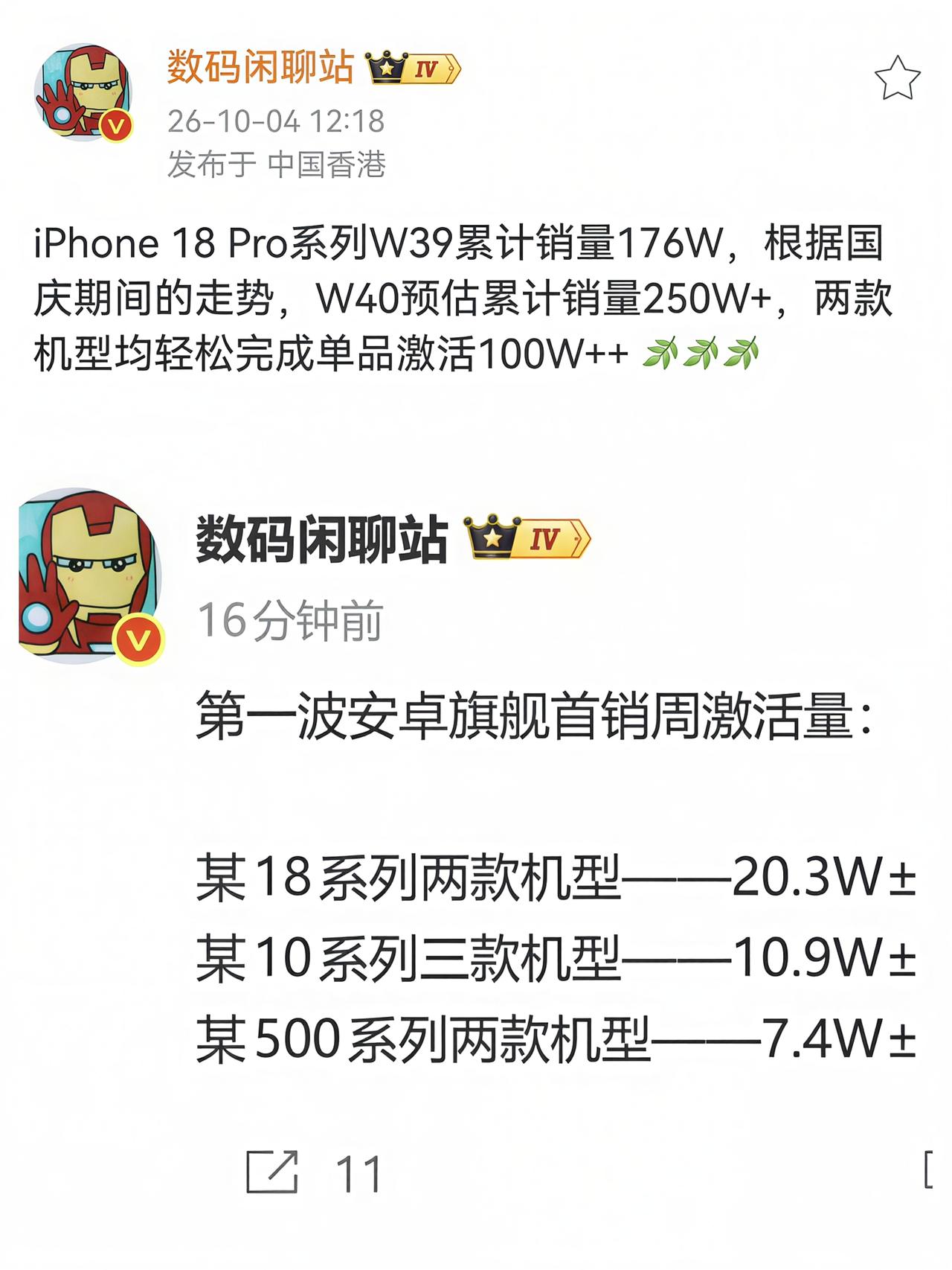 高端机市场，国产手机和iPhone还有多少差距？看销量就知道了。

iPhone