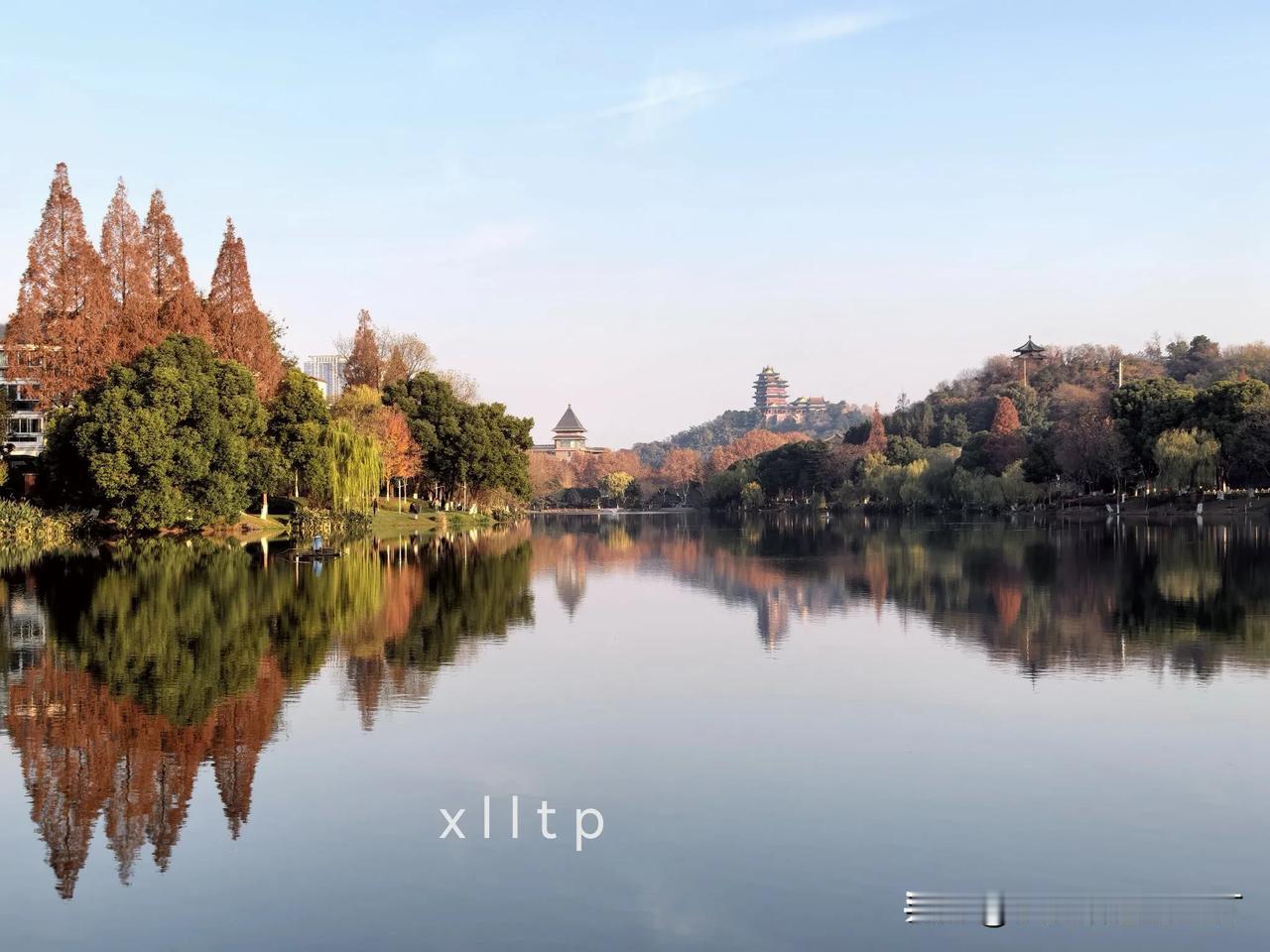 《冬日南京小桃园》（原创）
小桃园坐落于南京城北的滨江带，最为人熟知的是初春三四
