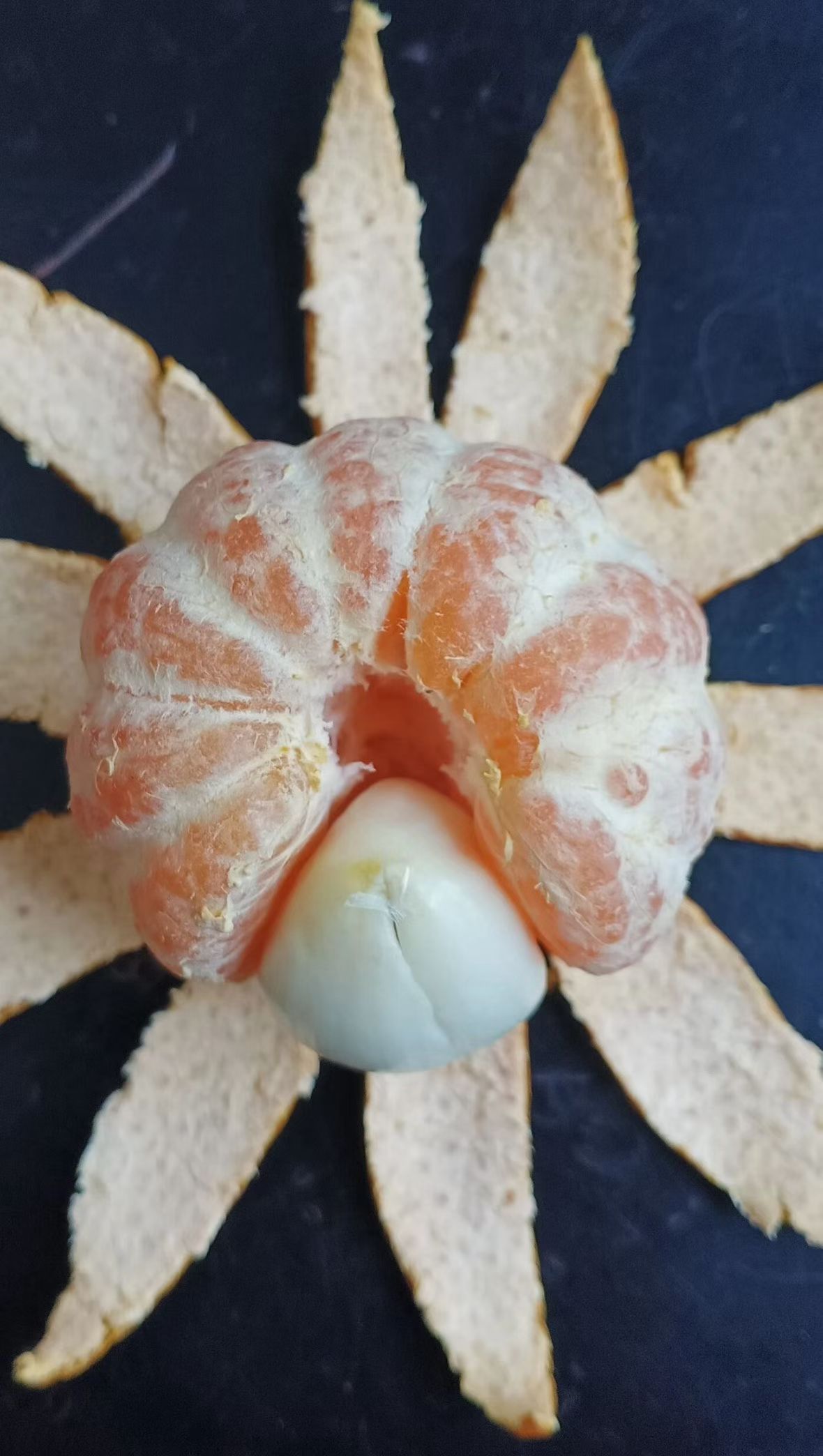 哈哈…….就“蒜”你挤进入，终究还是“桔”外人！