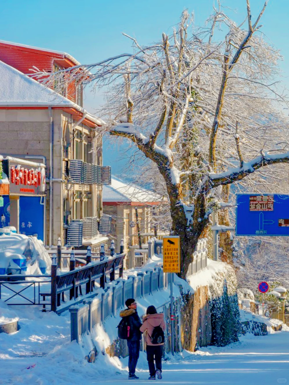 这个冬天一定要去趟庐山❄看一场冰雪童话！