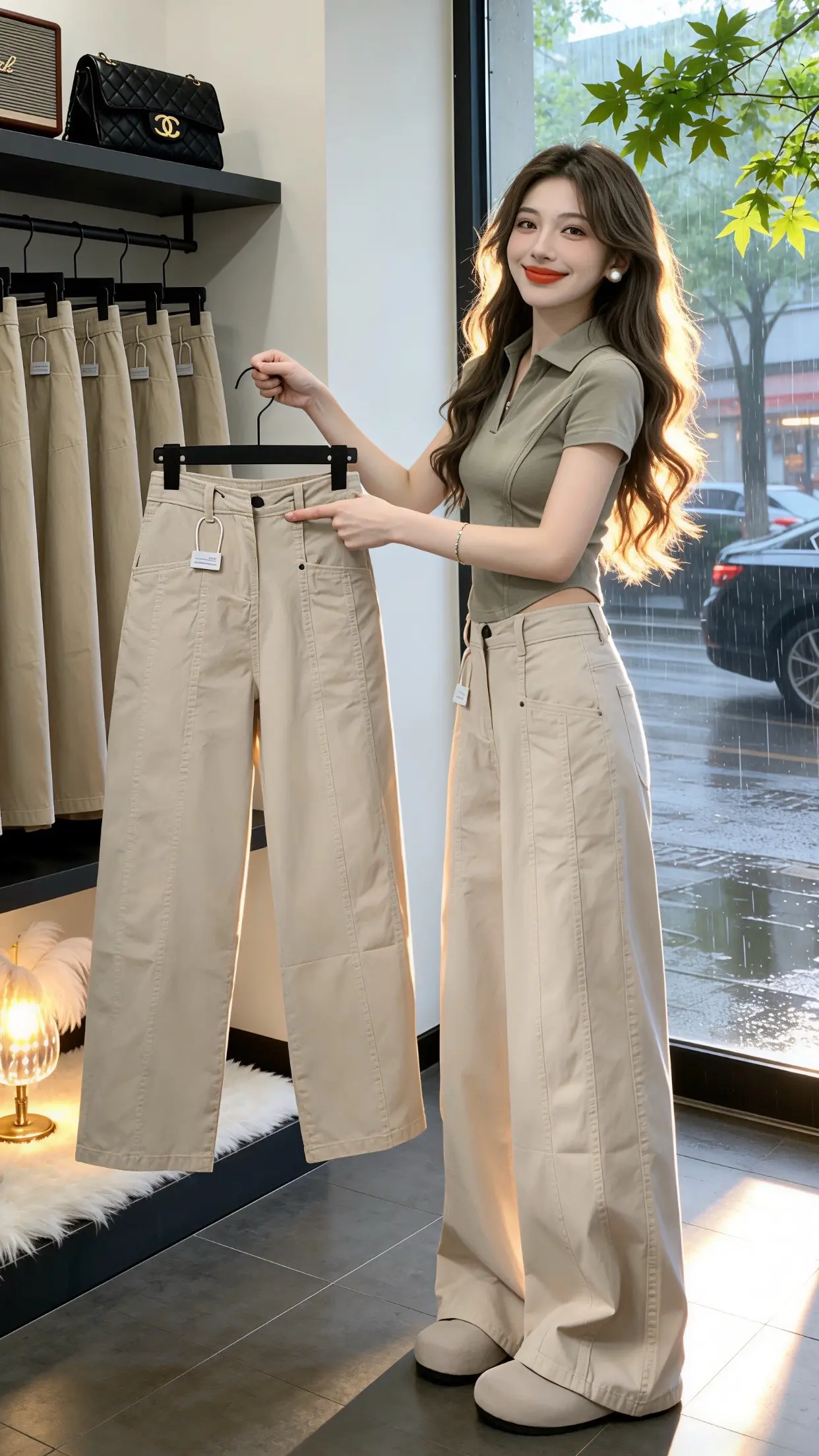 显瘦显高显腿长裤子 这才是女生们想找的裤子吧 一眼就心动的夏季穿搭 百...