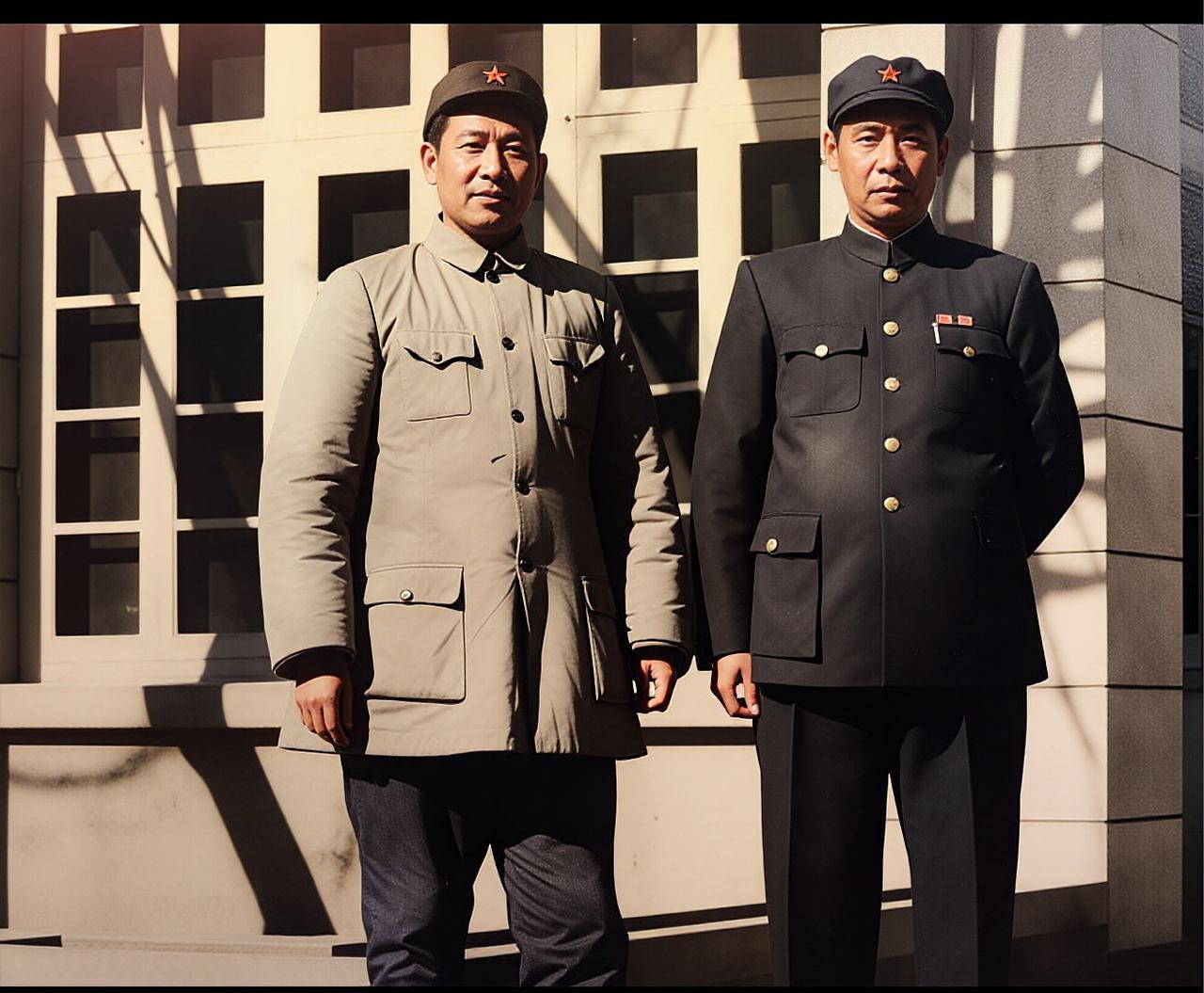 1950年，南京，陈士榘和钟期光，一起携手负责军政人才培养工作。二人早年是华东野