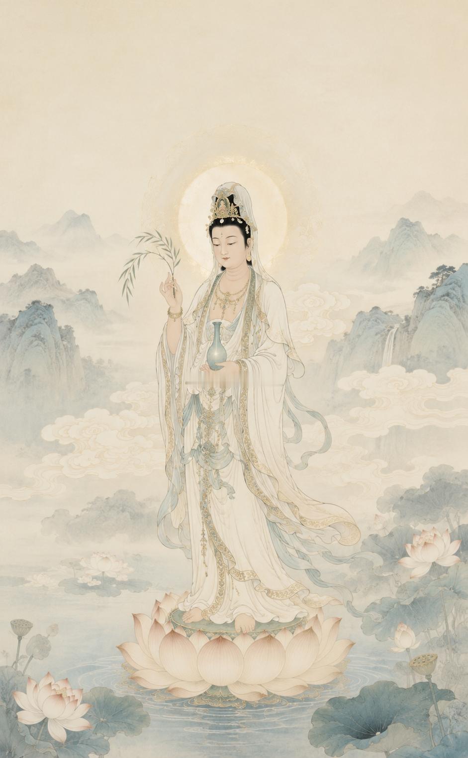 明日六月十九，是观音菩萨成道日。观世音三个字里，我很喜欢听见这层意思。人在难处里