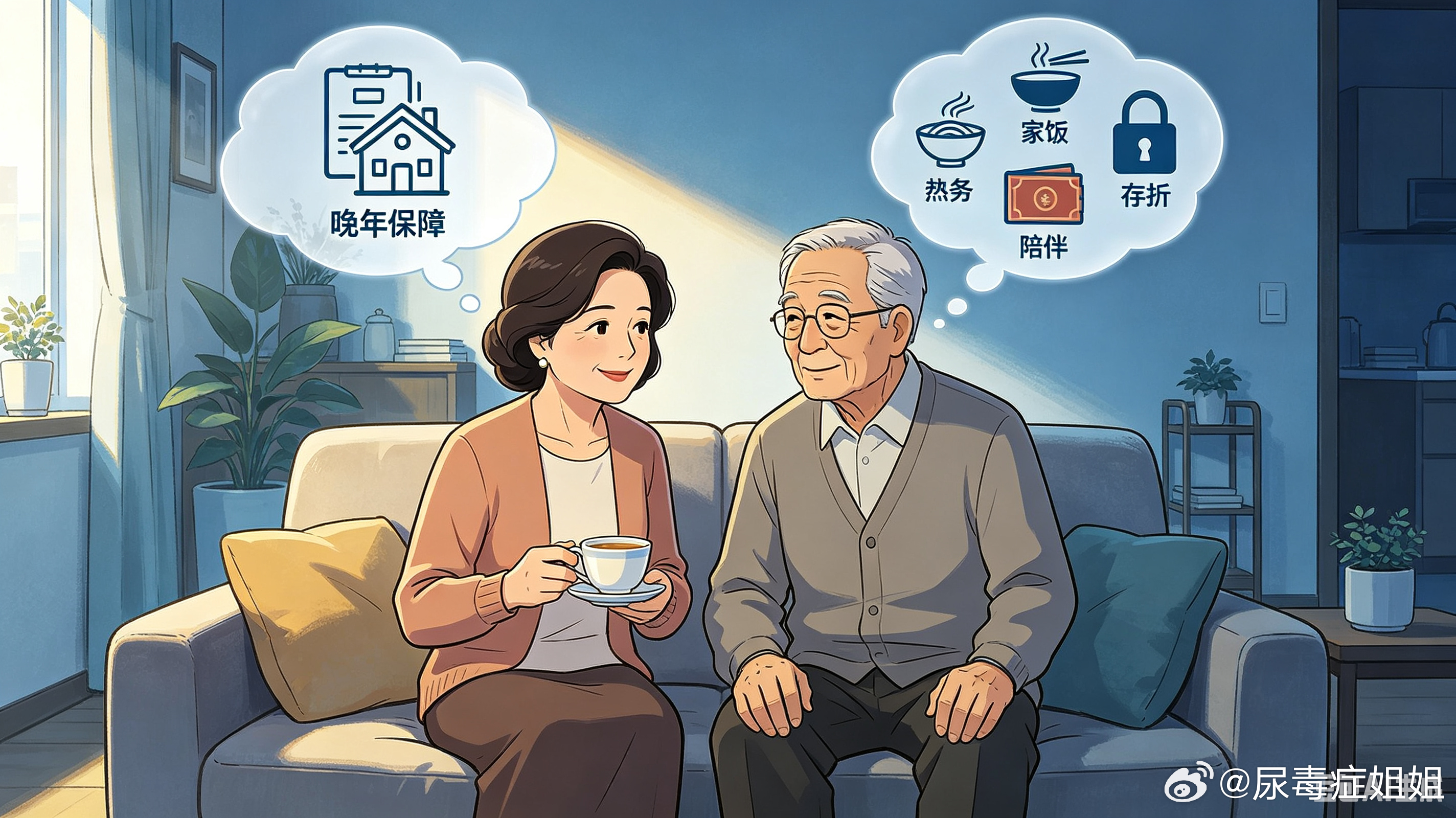 今天看到一篇帖子，一位大姐说，过一段时间就是她和后老伴结婚三周年的纪念日，她想在