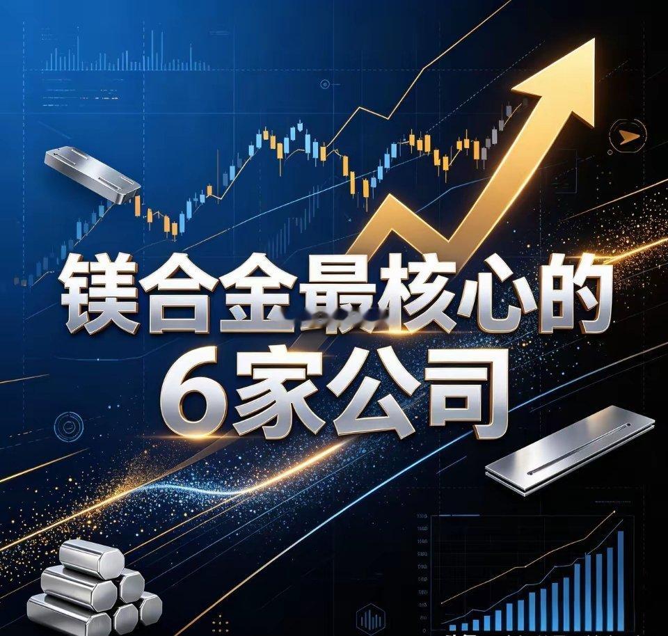 镁合金最核心的6家公司1. 宝武镁业（002182）  业务定位：中国宝武旗下镁