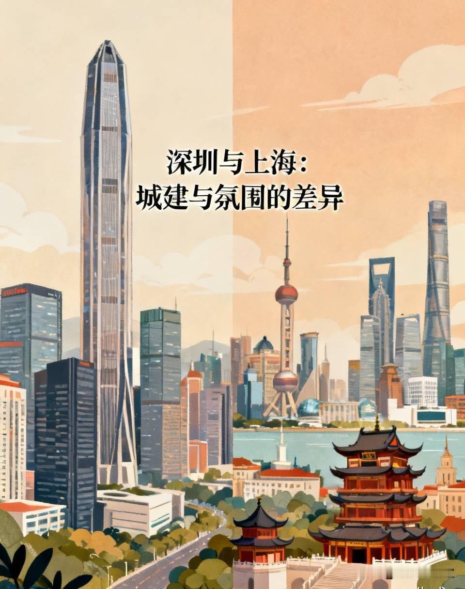 都说深圳城建超过上海？数据我认，但两座城市的氛围感完全不一样
 
前段时间在深圳