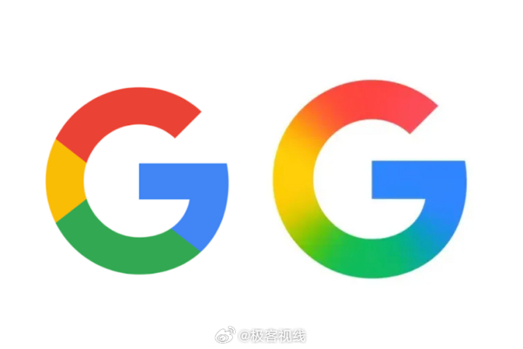 谷歌也把用了10年的Logo从撞色换成了渐变色，据说这次调整是为了和Gemini