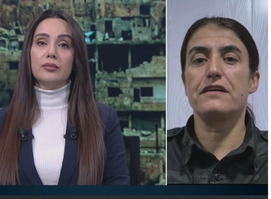 曾经到大马士革谈判的叙利亚库尔德武装核心女兵部队YPJ总司令罗希拉特·埃夫林宣布