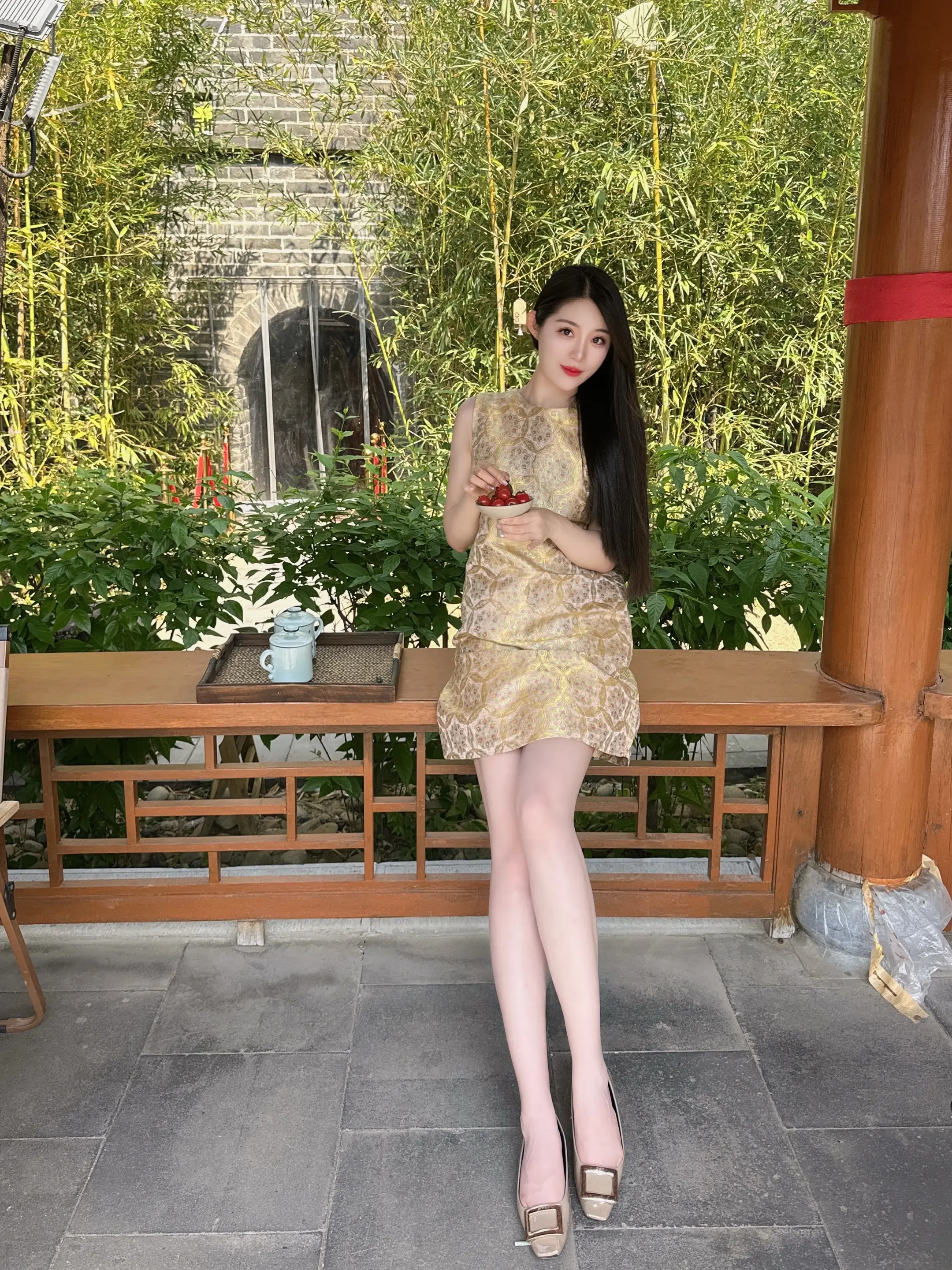 气质女人味穿搭 创作者中心 创作灵感 竹林氛围感穿搭