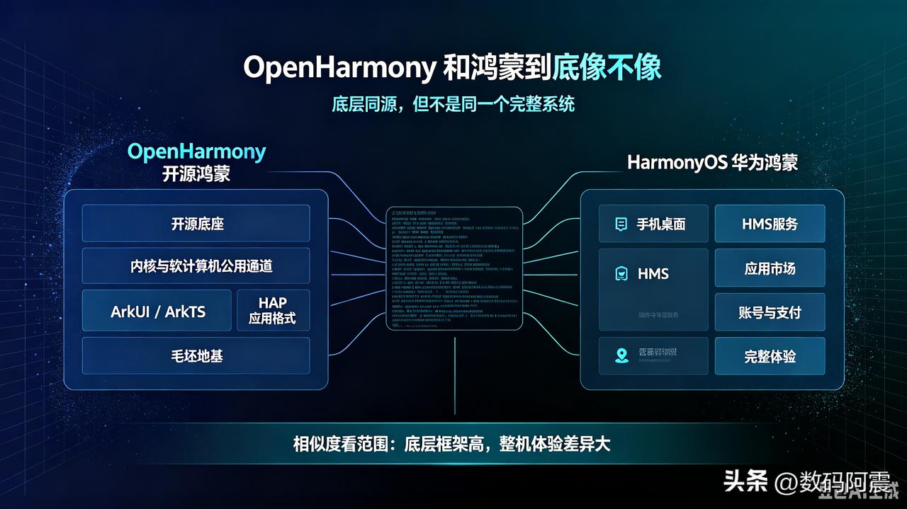 别再混淆！OpenHarmony和鸿蒙到底啥关系？第三方厂商能用它做手机系统吗？