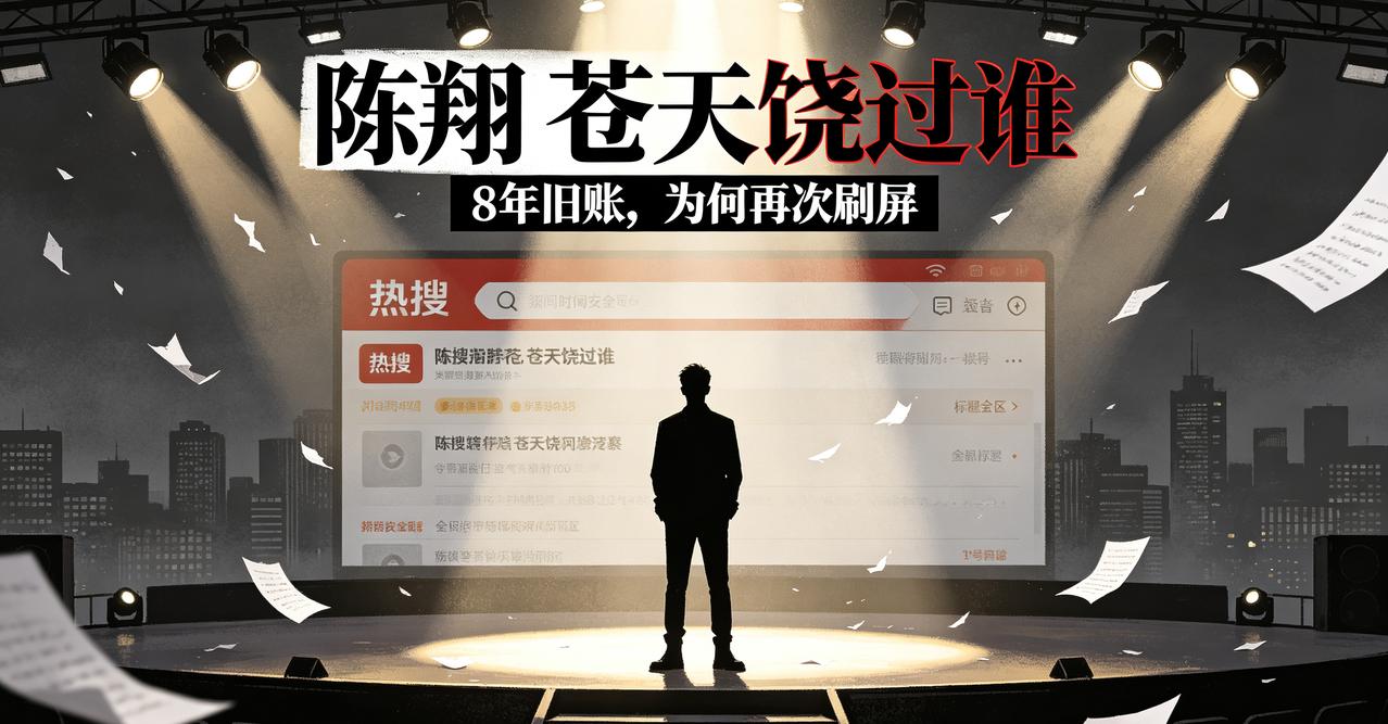 陈翔怒怼：苍天饶过谁，8年旧账再翻篇

 
谁能想到，8年了，陈翔还在为当年的事
