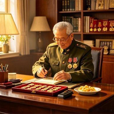 早安我的中国早安，老战友！岁月如歌，军魂如炬。一朝入伍，终身是兵，无论身在何方，
