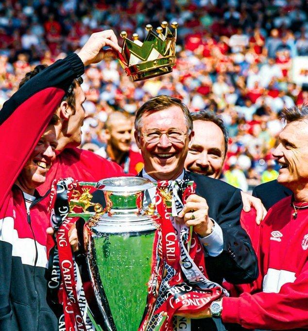 【老照片】 英超 Sir Alex Ferguson. 