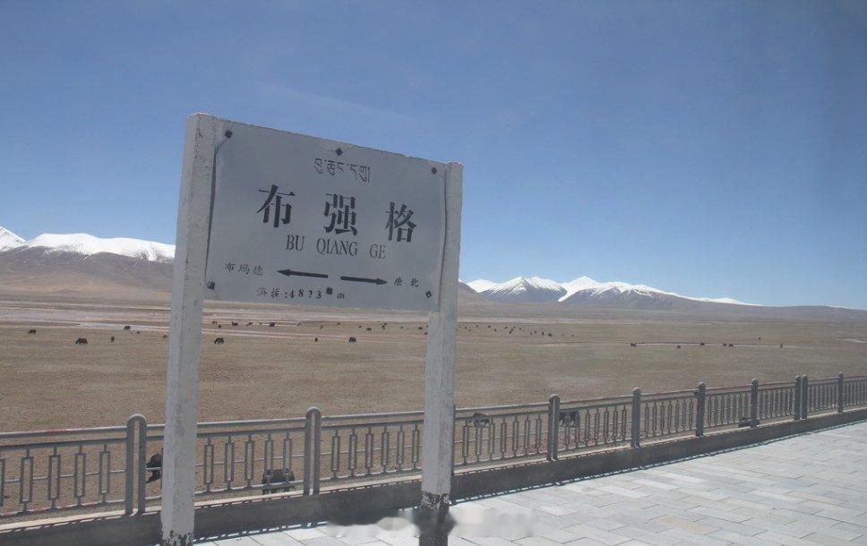 铁路一日一站【布强格站】位于青海省海西州格尔木市唐古拉山乡，海拔4823米米，于
