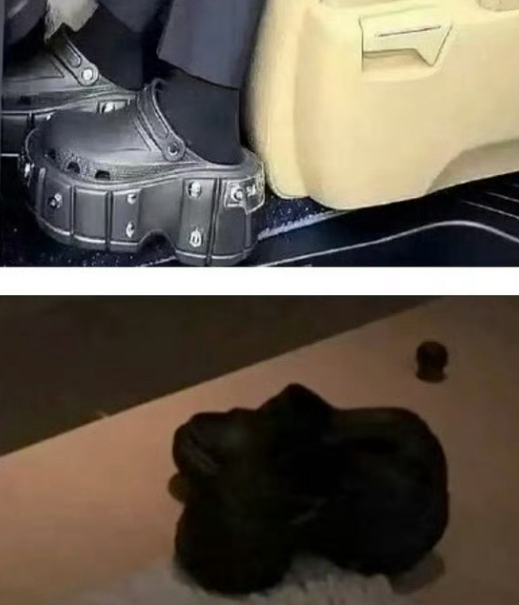 厚底鞋 这种厚底鞋。。我都不敢想象要是突然脚崴了一下，扭到脚的时候有多疼