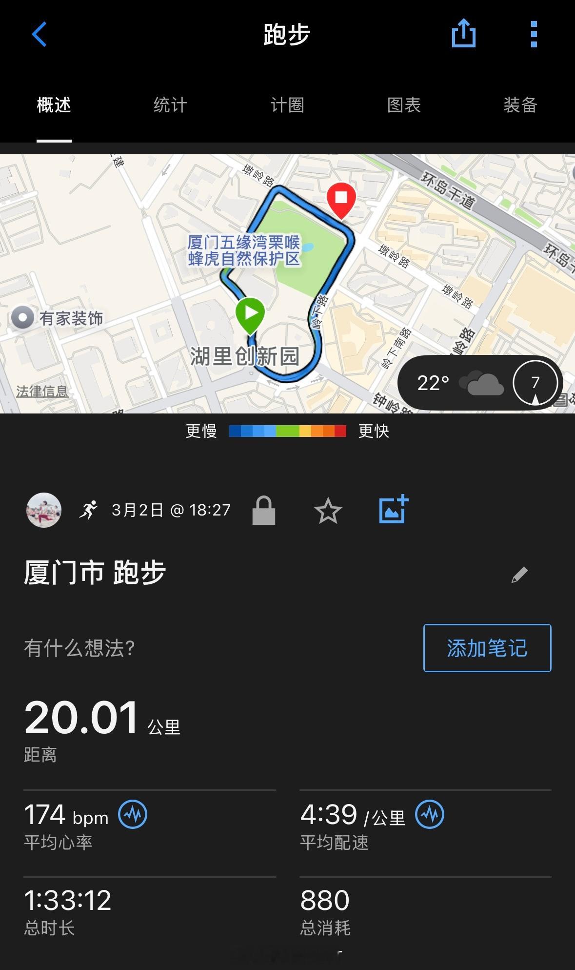 夜跑20公里✅“我们常常在寻找外在的认可与肯定，却忘了内心的满足与平静才是真正的