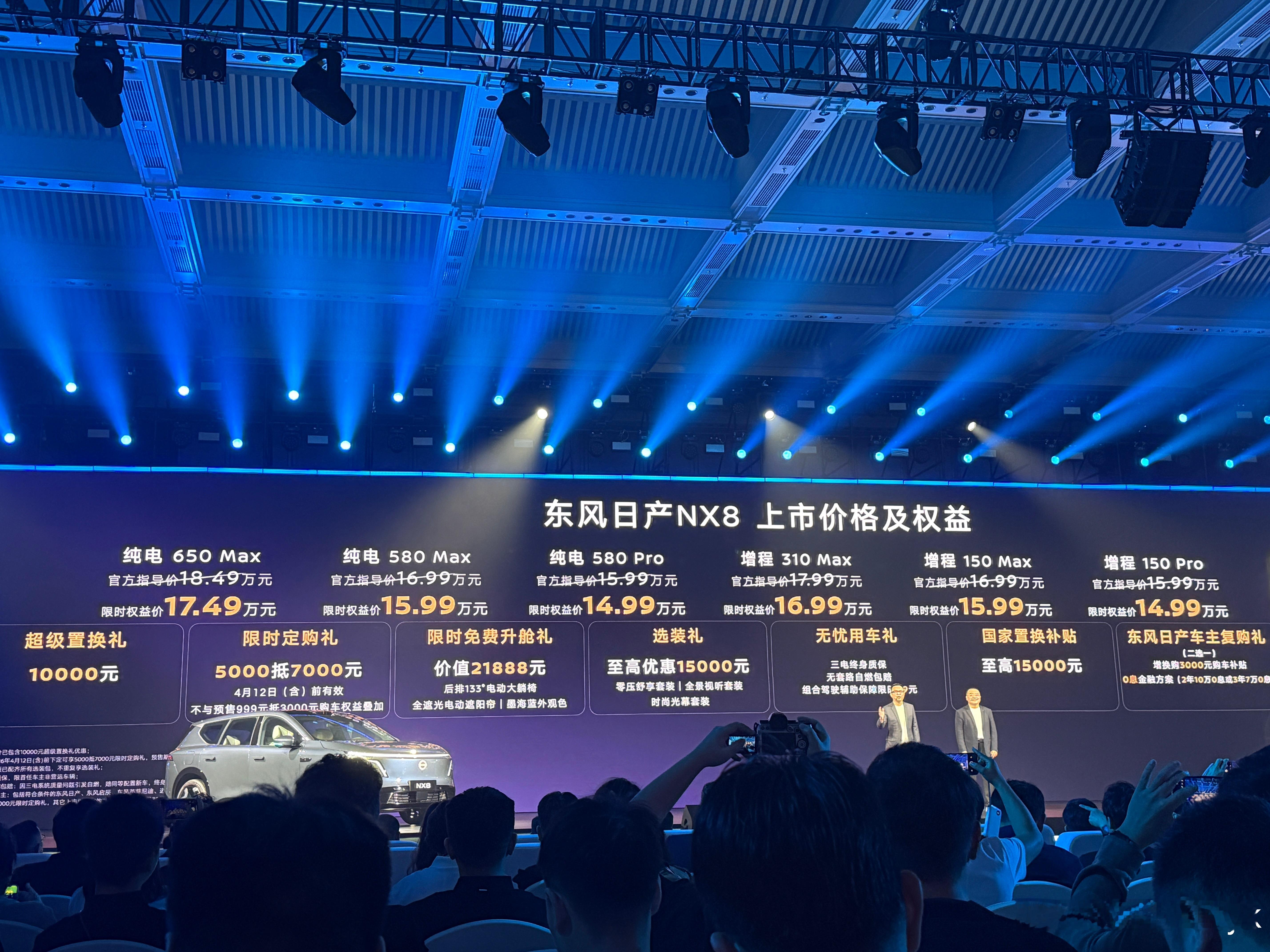 大大大五座NX8售14.99万起 家人们东风日产NX8价格爆了！！！补贴后14.