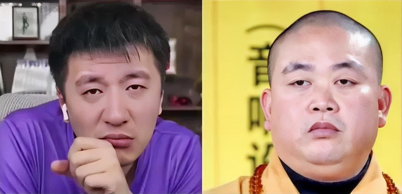 这张图一出来，
很多人第一反应就是：
张雪峰和释永信这眼神太像了！

他们翻的不
