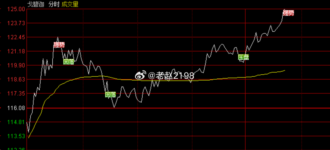 戈碧迦午后强势拉升中！ 