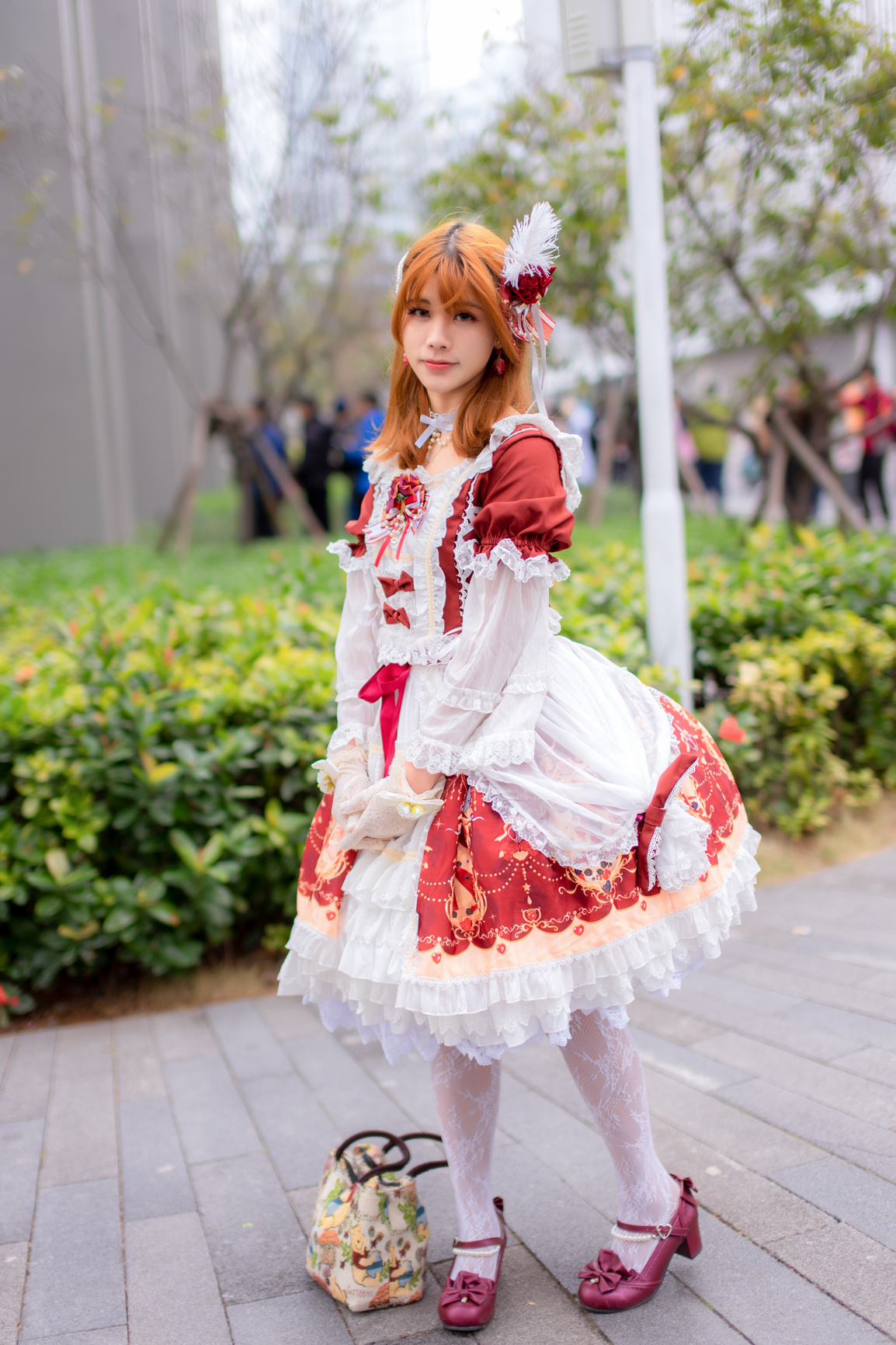 猎人拍漫展漫展分享版 (旧库存图)洛丽塔少女摄影后期：聆听猎人 