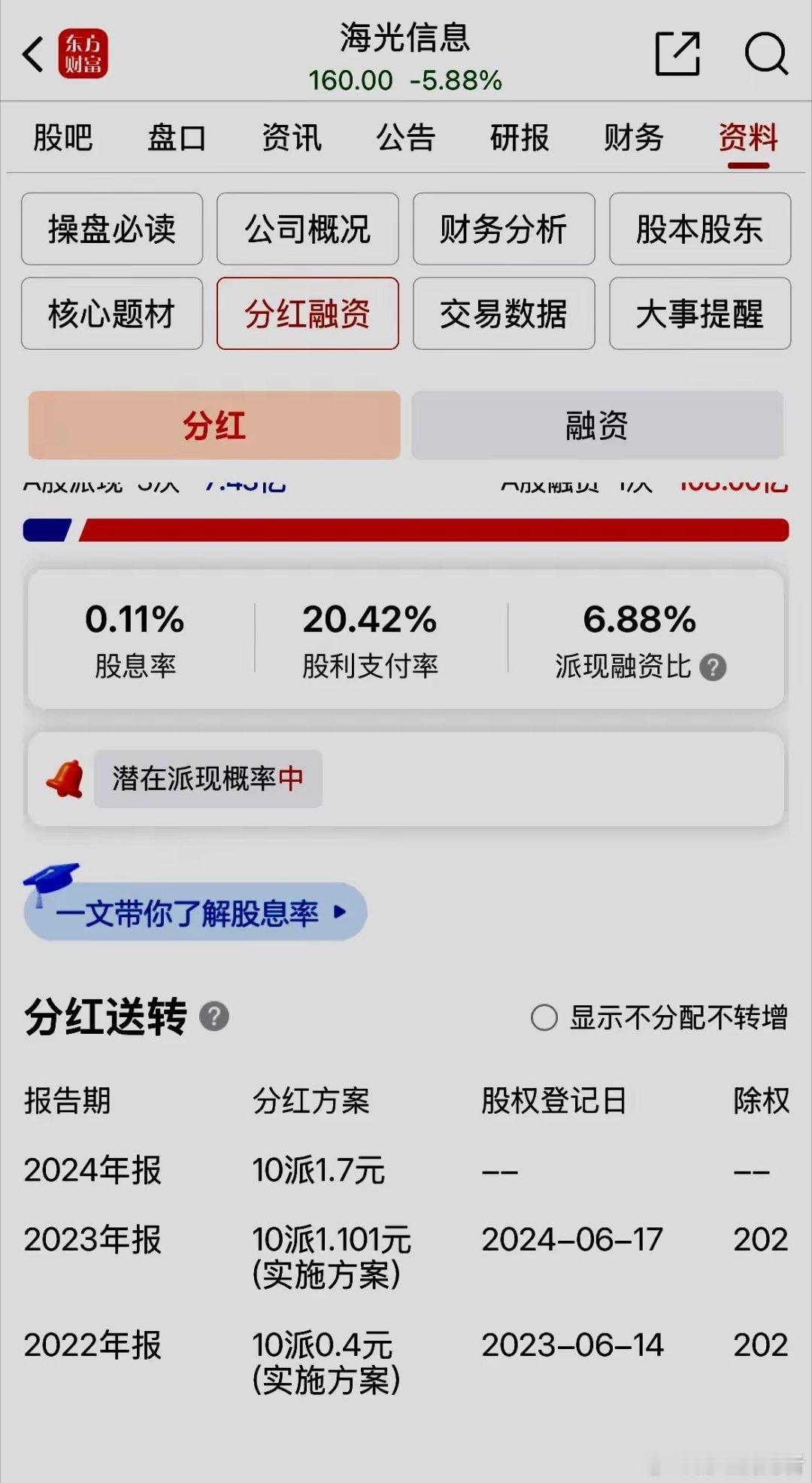 有感海光信息2024年的年报：①. 营收同比增长：52.40 ％。②. 归母净利