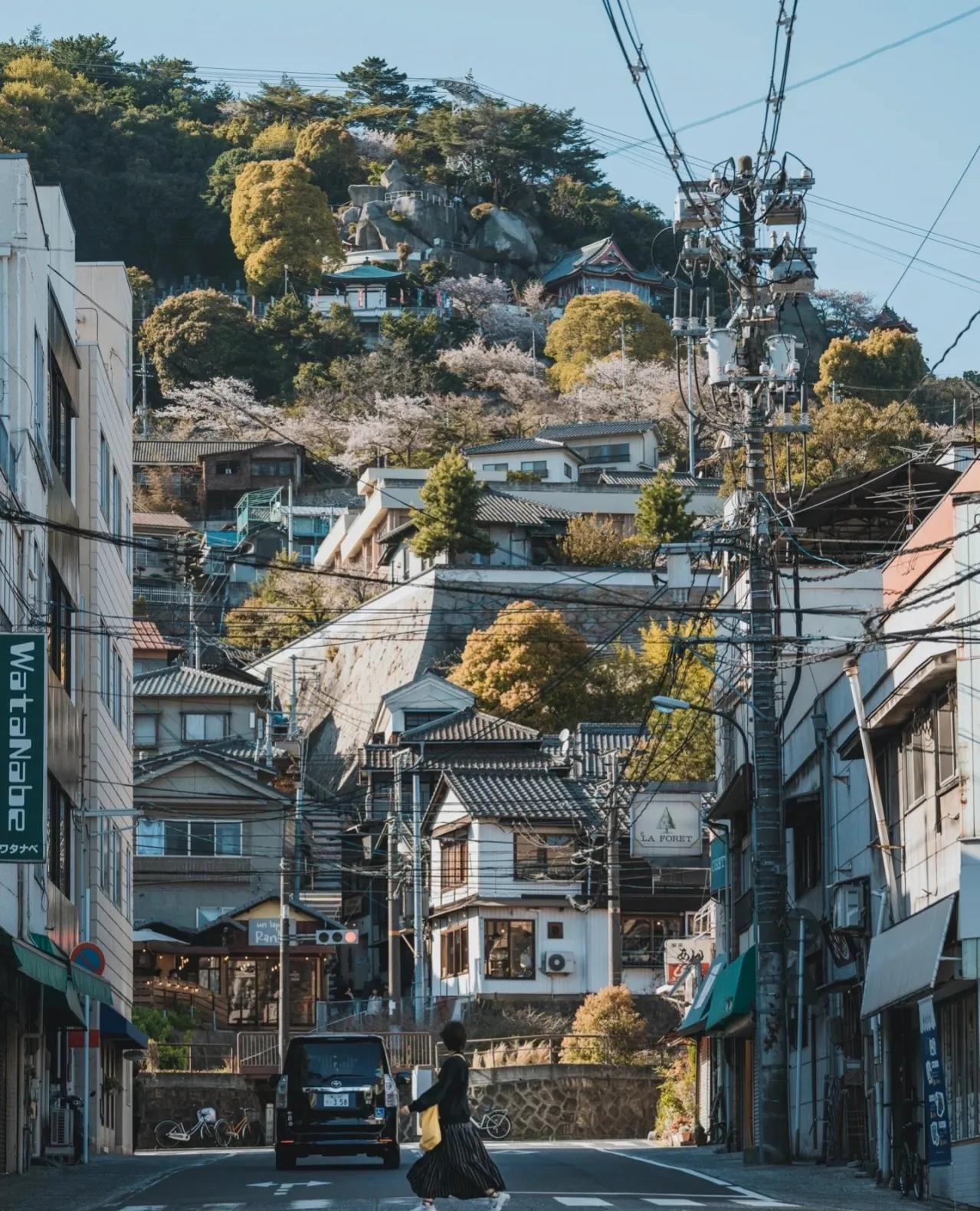 干净的日本小城|建筑错落有致，街道纵横交织，看上去干干净净，是降雨量的问题还是他