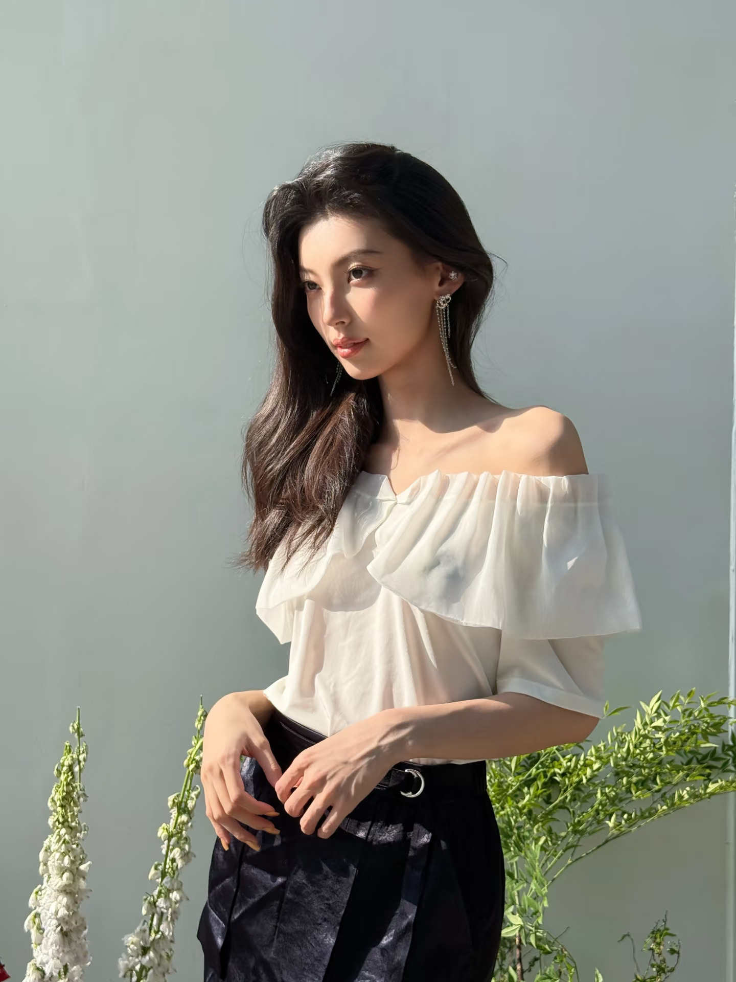 阳光下