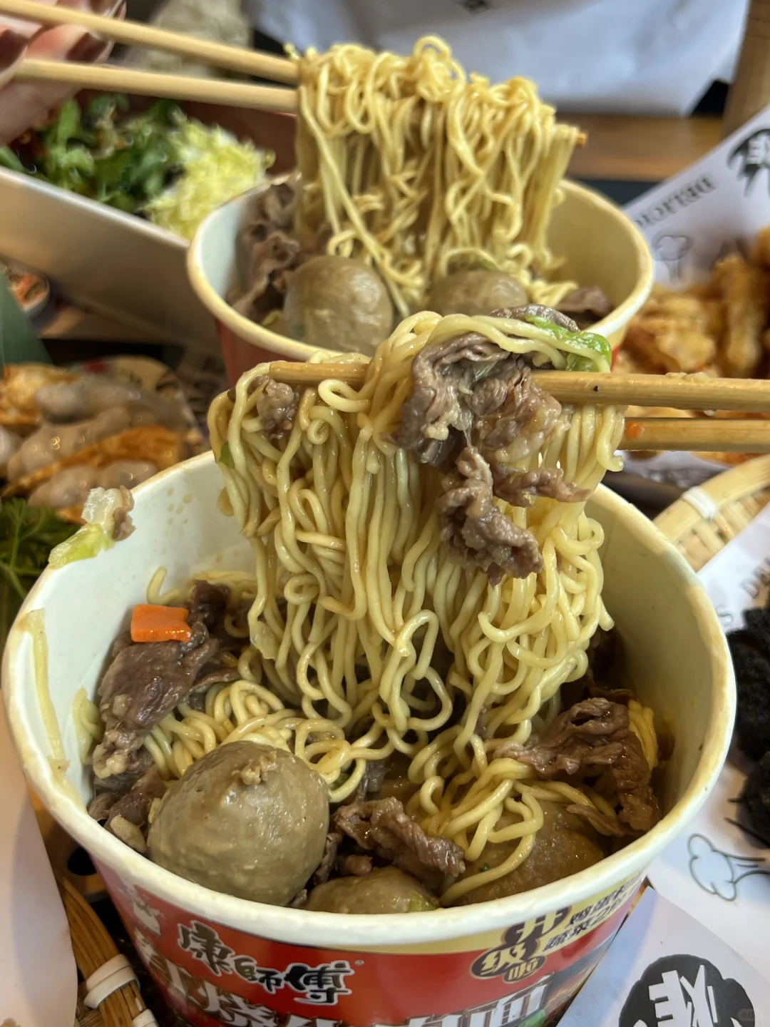 大连吃到了，鲜切牛肉面！巨香！！