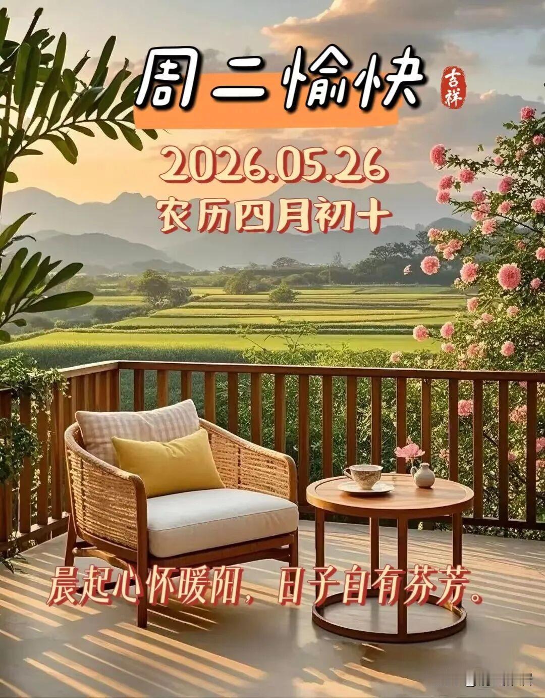 反正现在已经阴天了。四点多还能看见蓝天，现在云彩已经遮住了阳光，不知道会不会下雨