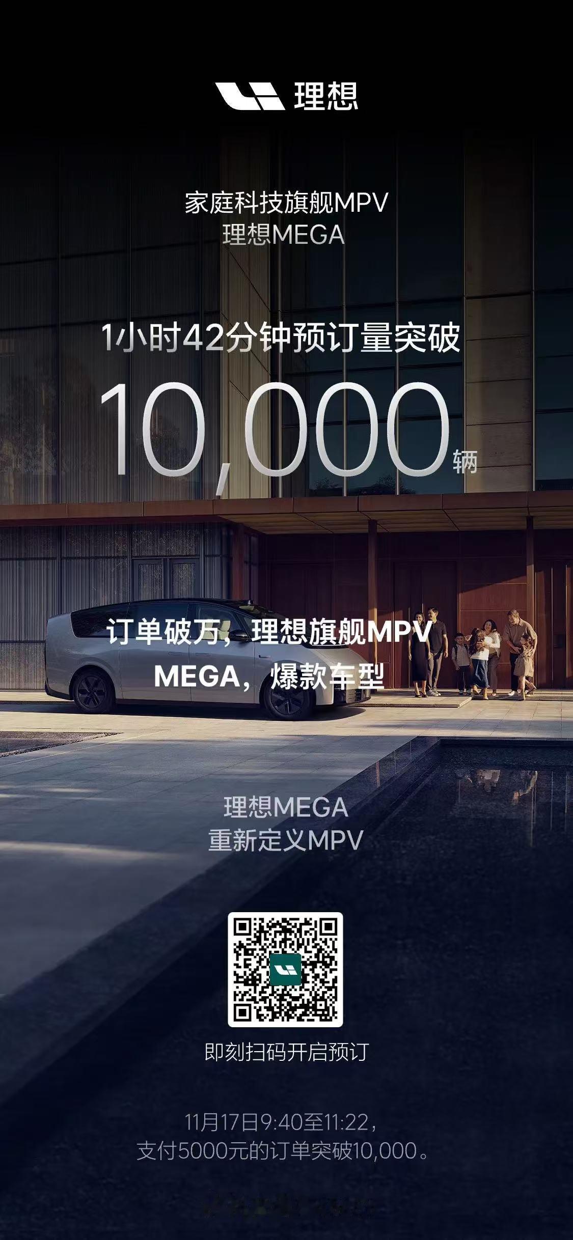 理想 mega 新款销量太猛了，之前的销量主力都是 L6 和 L6，现在 Meg