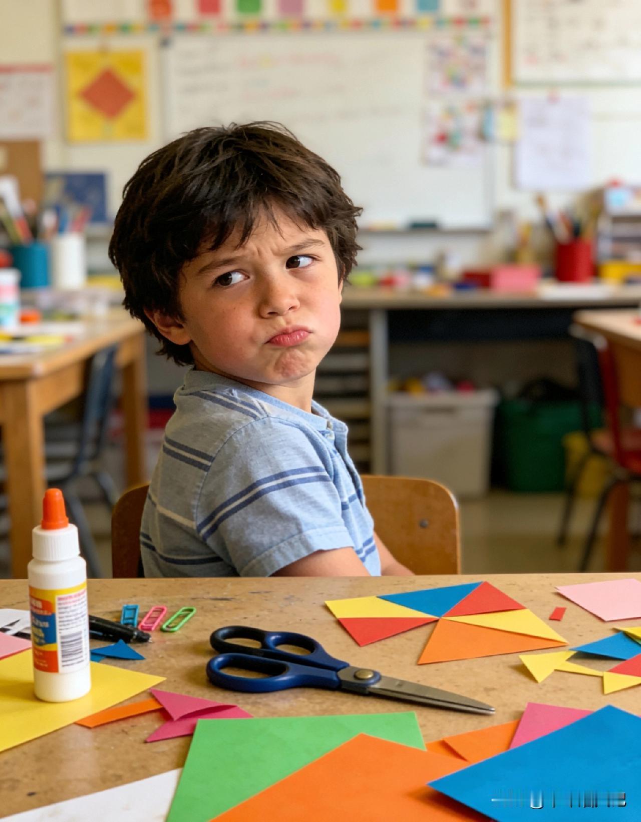 孩子，你不需要什么都会！

昨天晚上儿子回来小声跟我说，“妈妈，我不想上美术课了